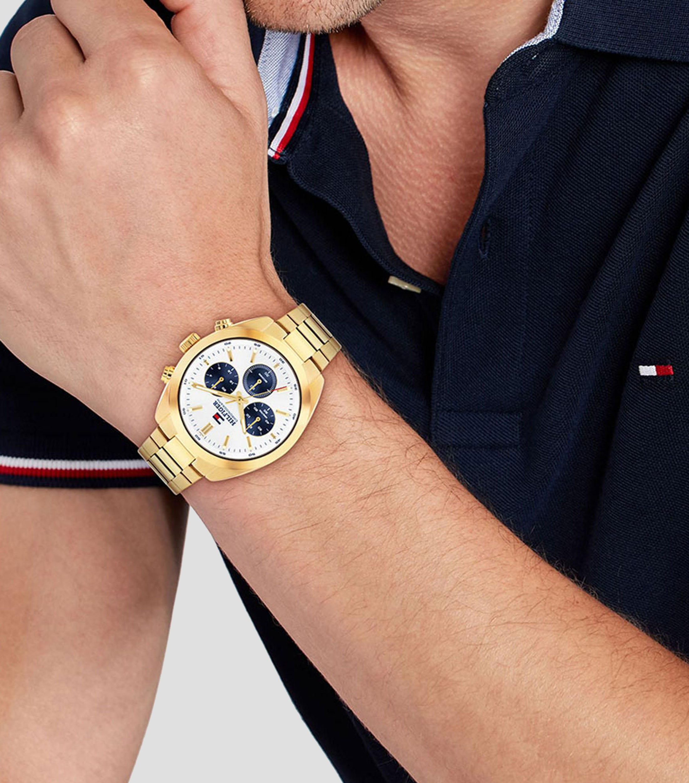 Reloj para hombre Hudson Casual, Dorado