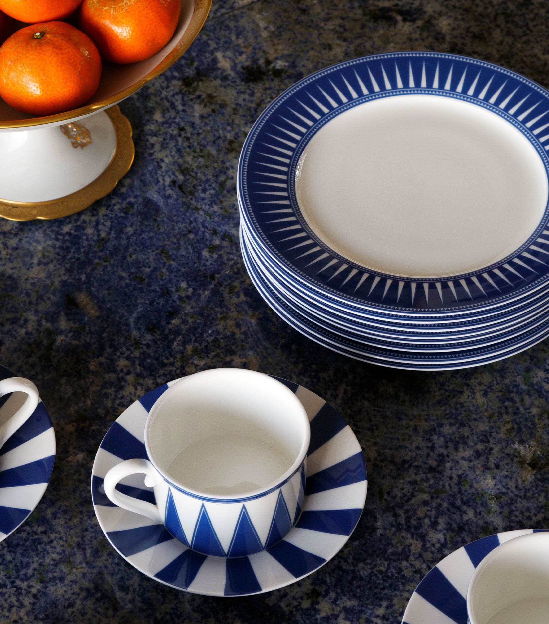 Set de 4 ensaladeras Identidad Azul