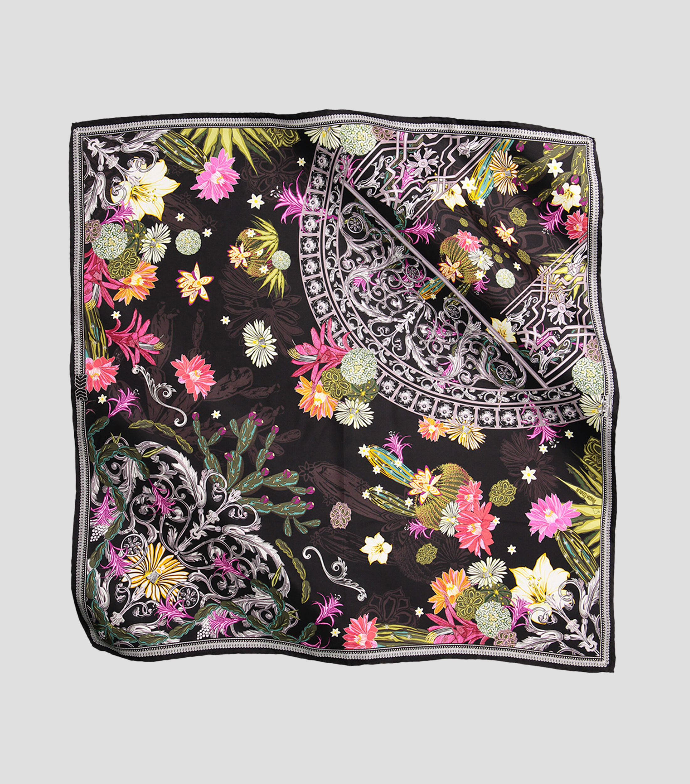 Mascada estampada de Cactáceas Chapultepec Mujer