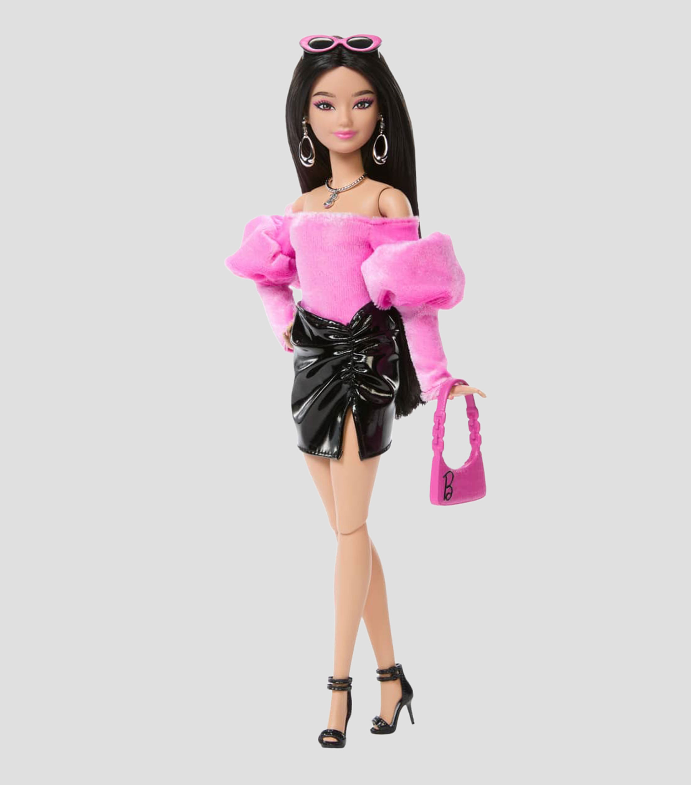 Barbie Deluxe Style Con Top Barbiecore, Minifalda Brillante