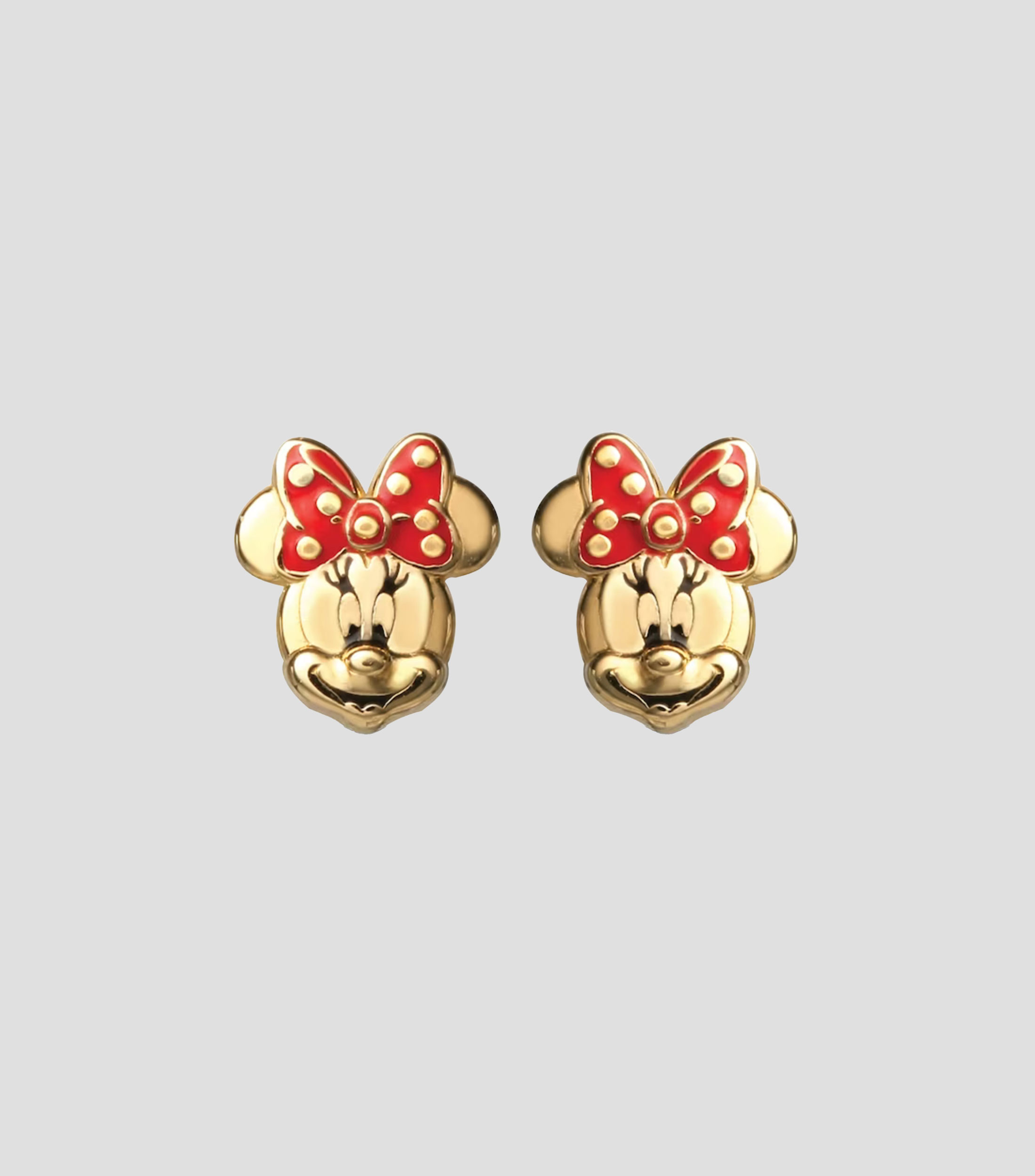 Aretes en Oro de 14 Kilates de Minnie Niña