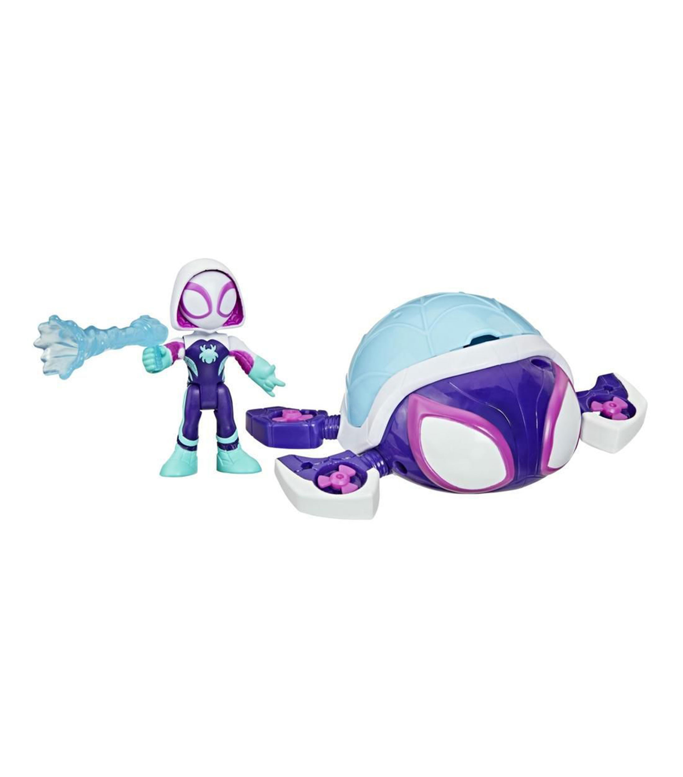 Playset, Marvel Spidey and His Amazing Friends - Tortuga Fantasma Lanza-Redes
