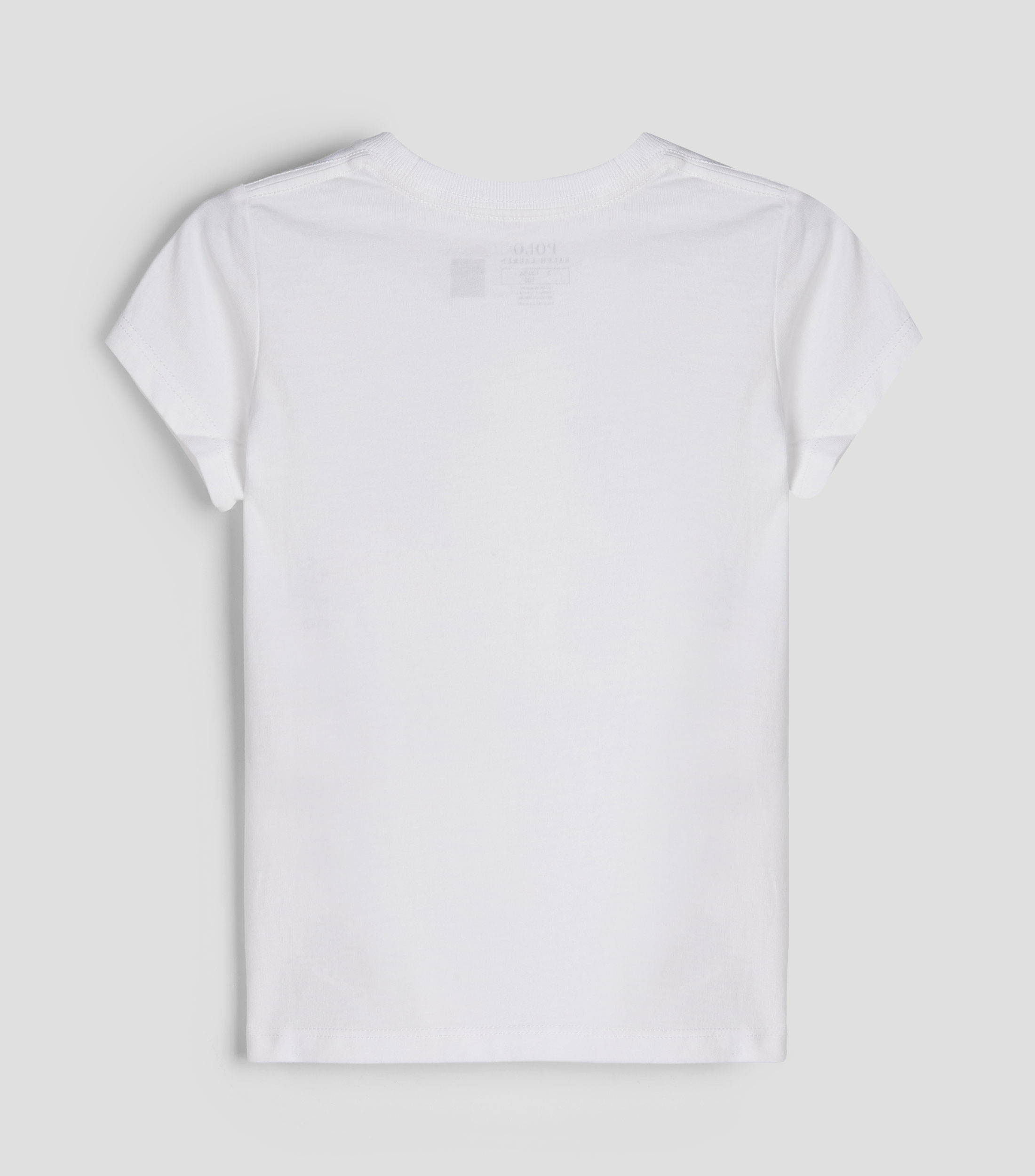 Playera de cuello redondo con manga corta estampada Niña