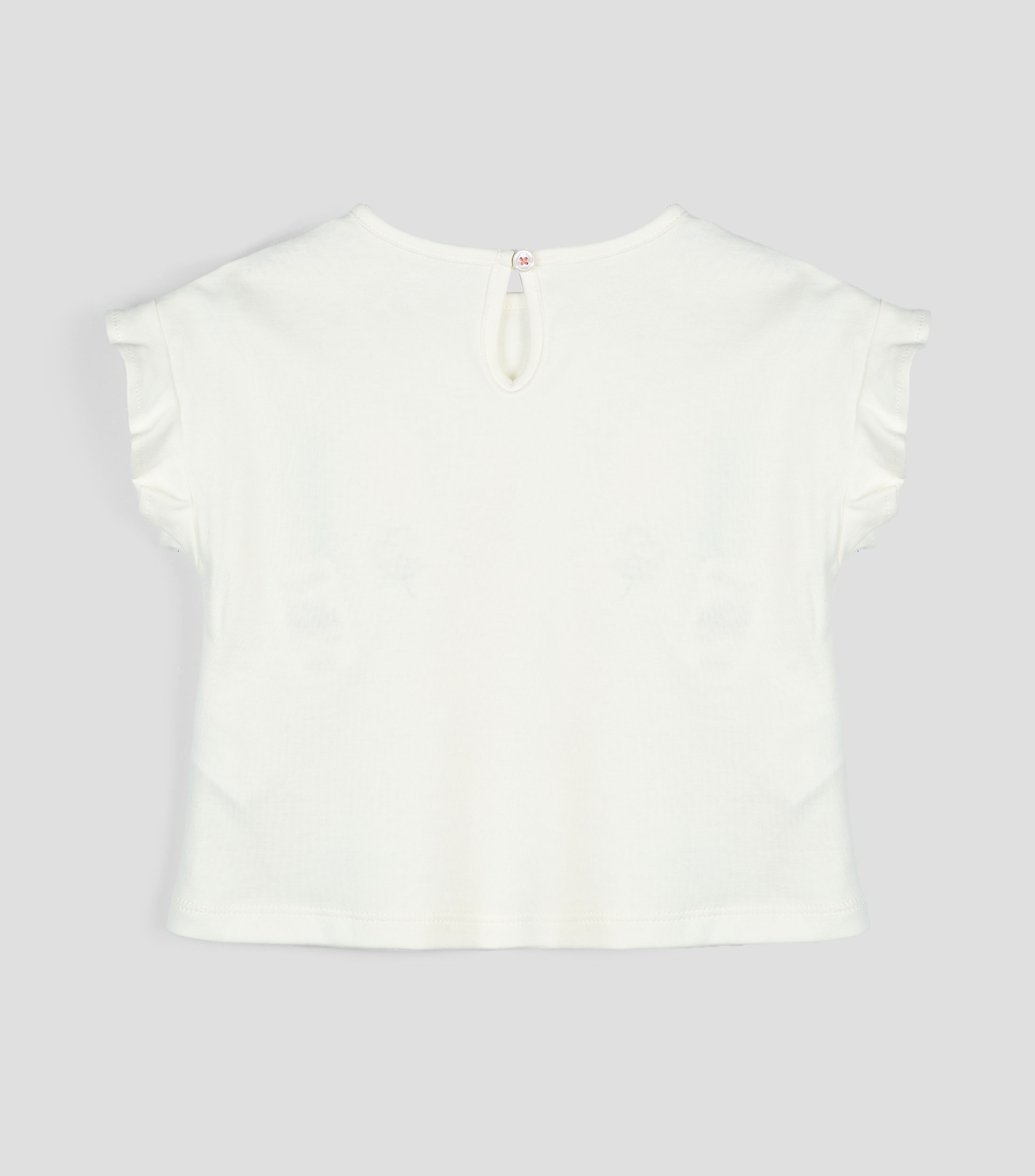 Playera cuello redondo manga corta estampada Bebé
