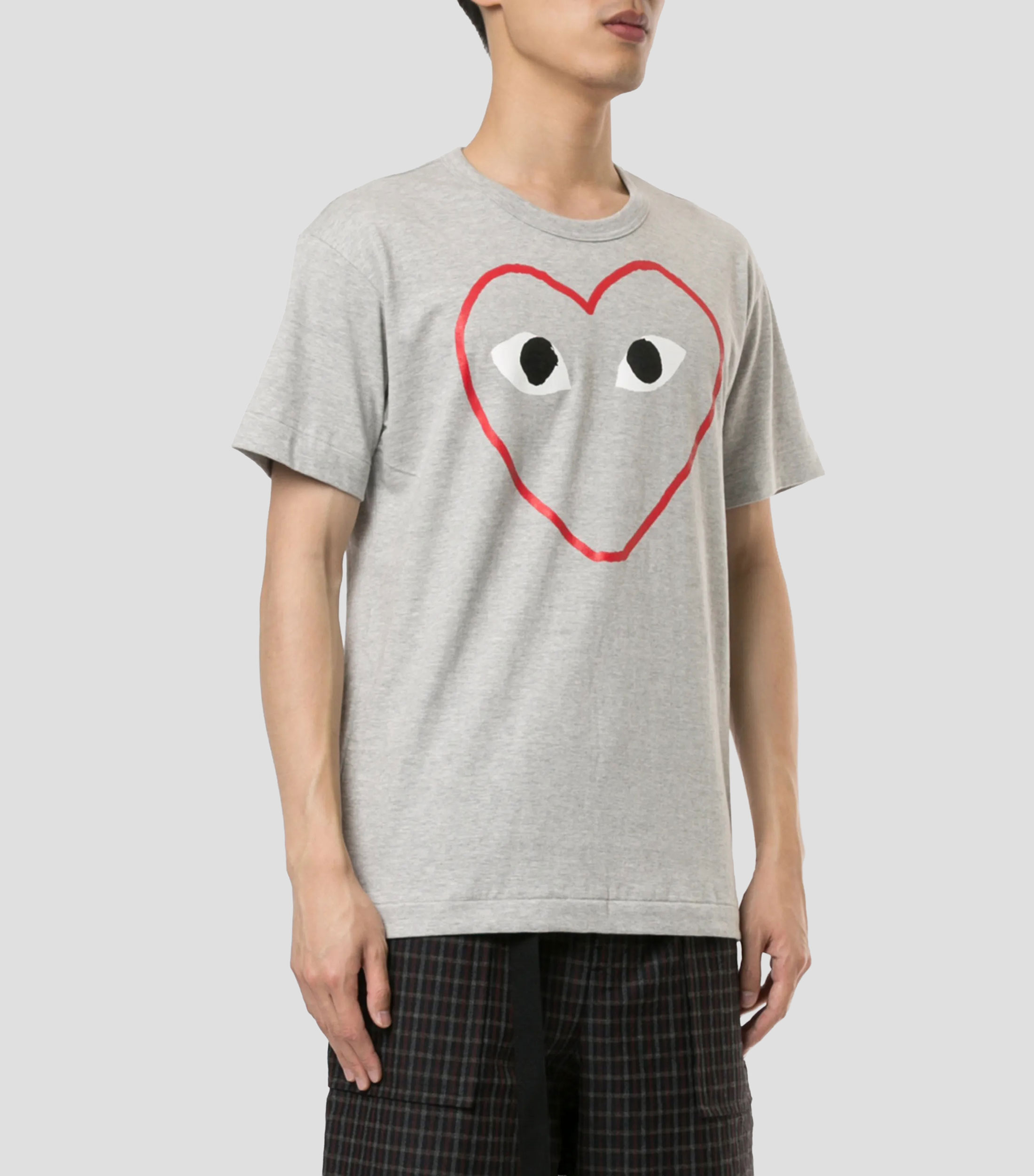Playera cuello redondo manga corta estampada Hombre