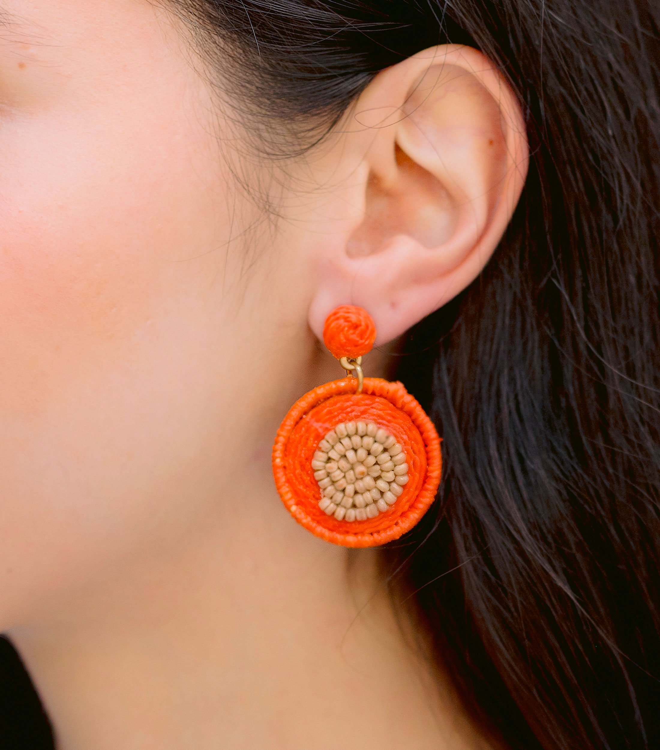 Aretes Redondos Espiral Mujer