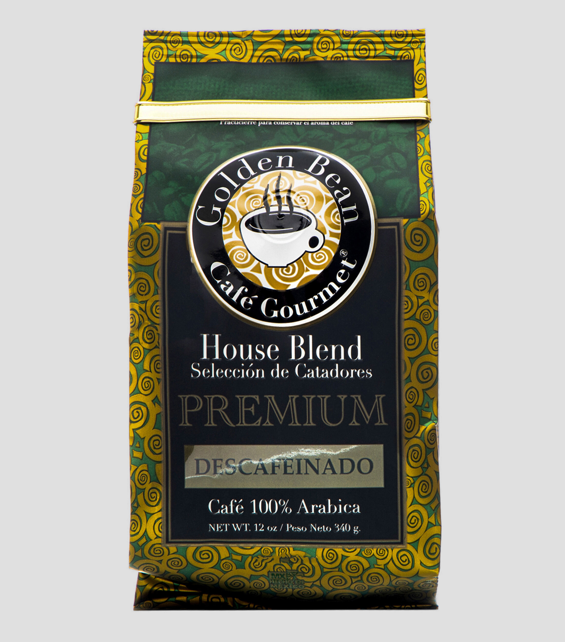 Café Descafeinado Golden Bean, 340 g