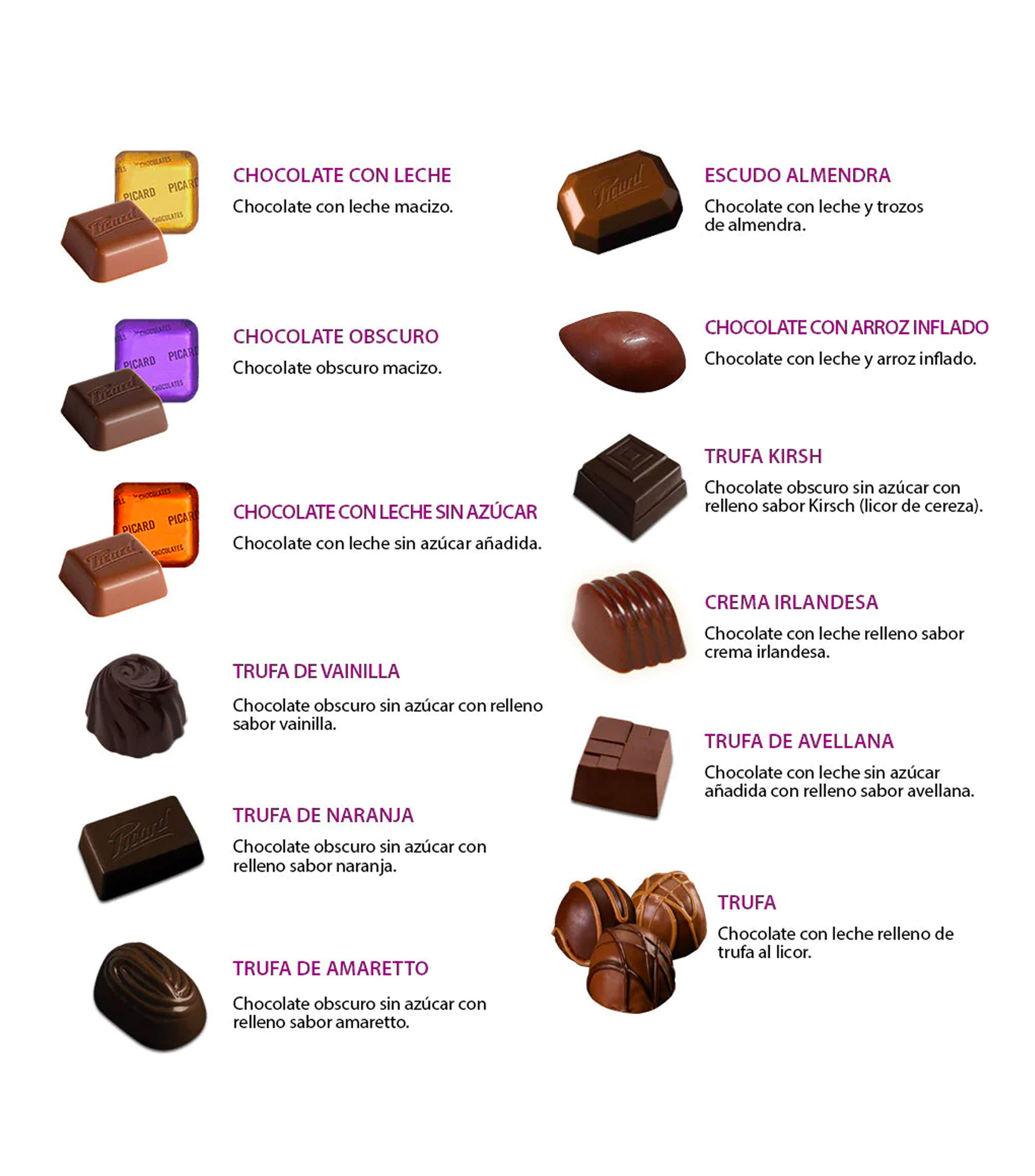 Estuche Rígido Chocolate Surtido Mixto, 260 g