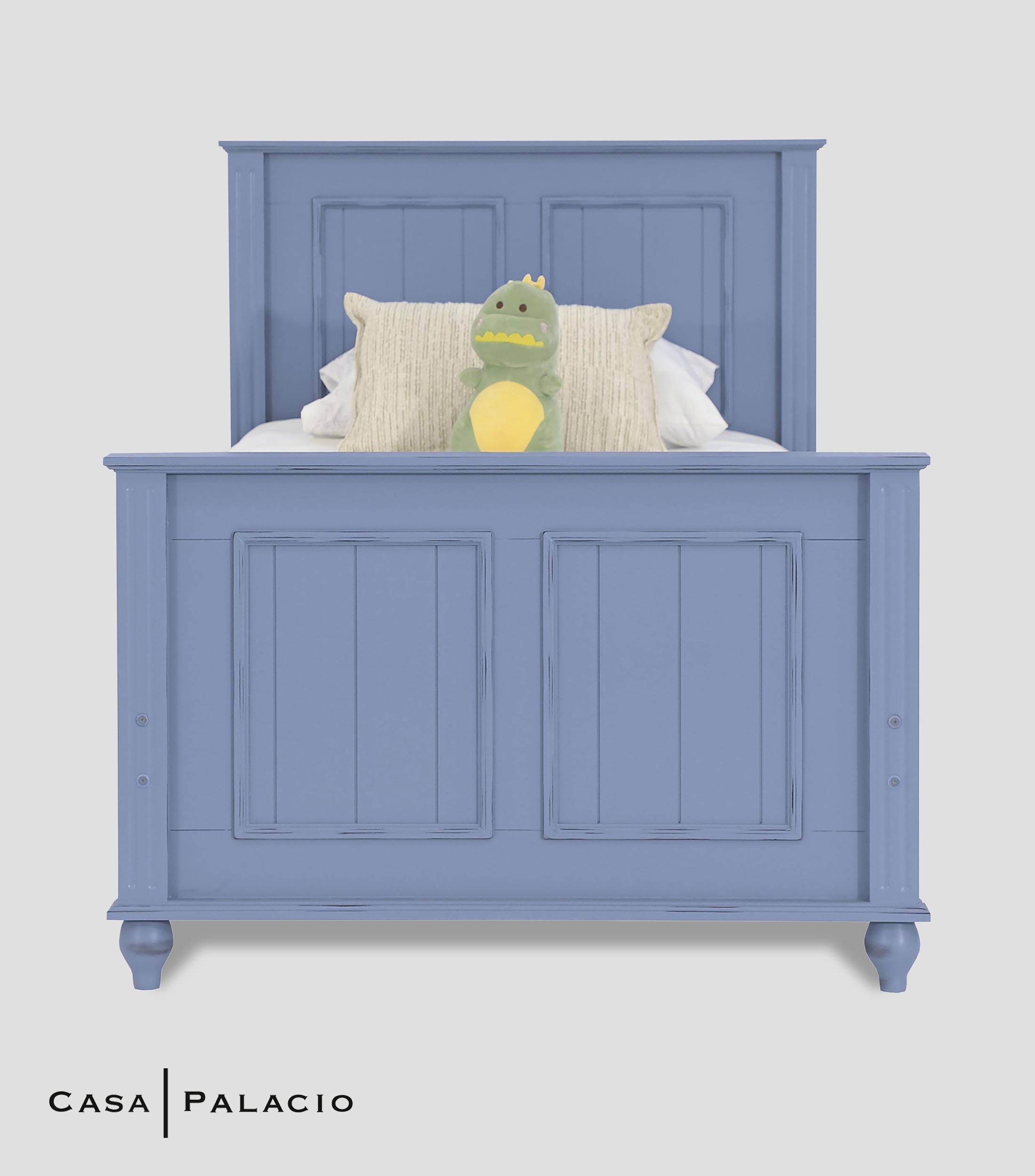 Cama Individual Boston Azul