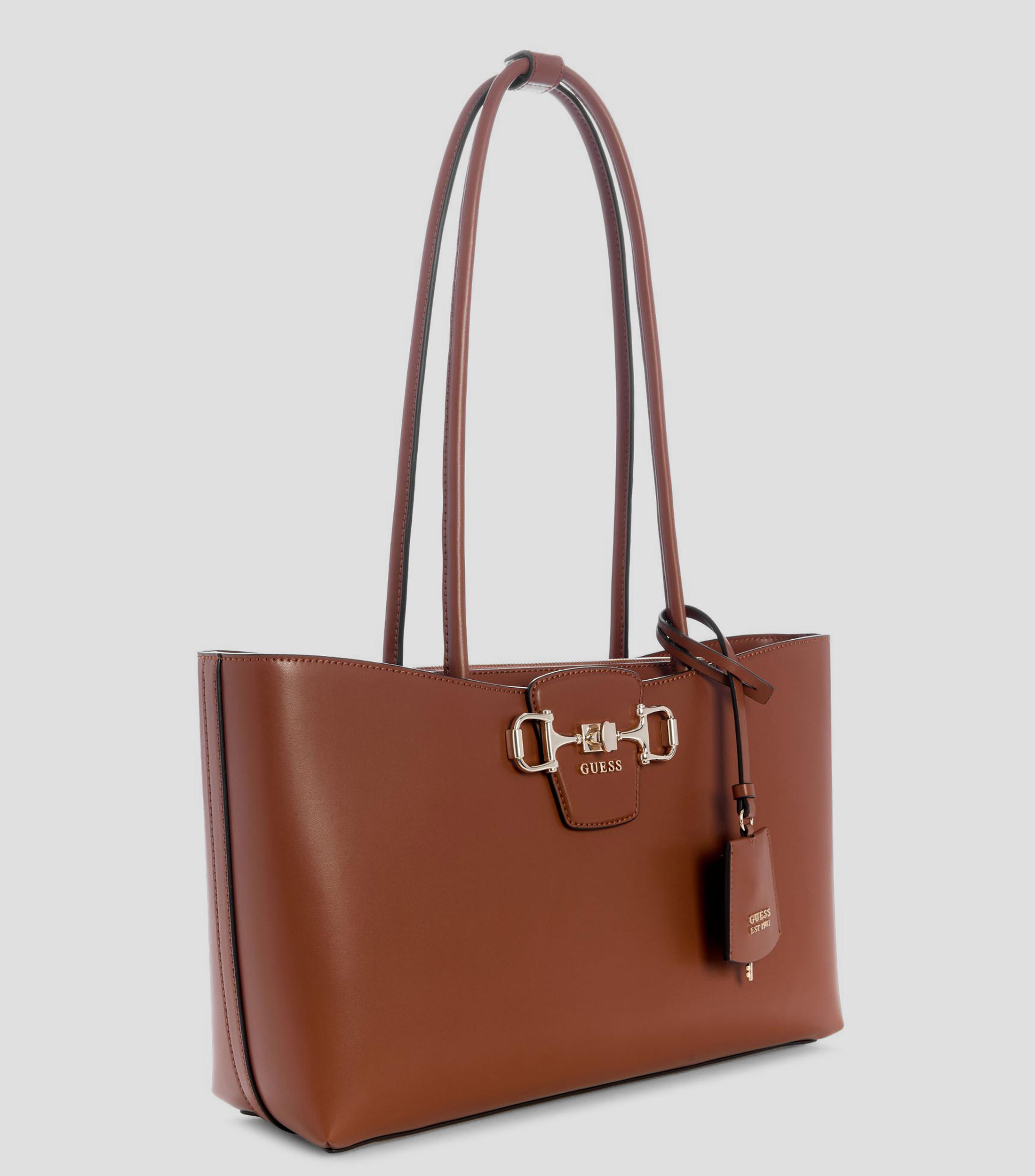 Bolsa tote Janie liso Mujer