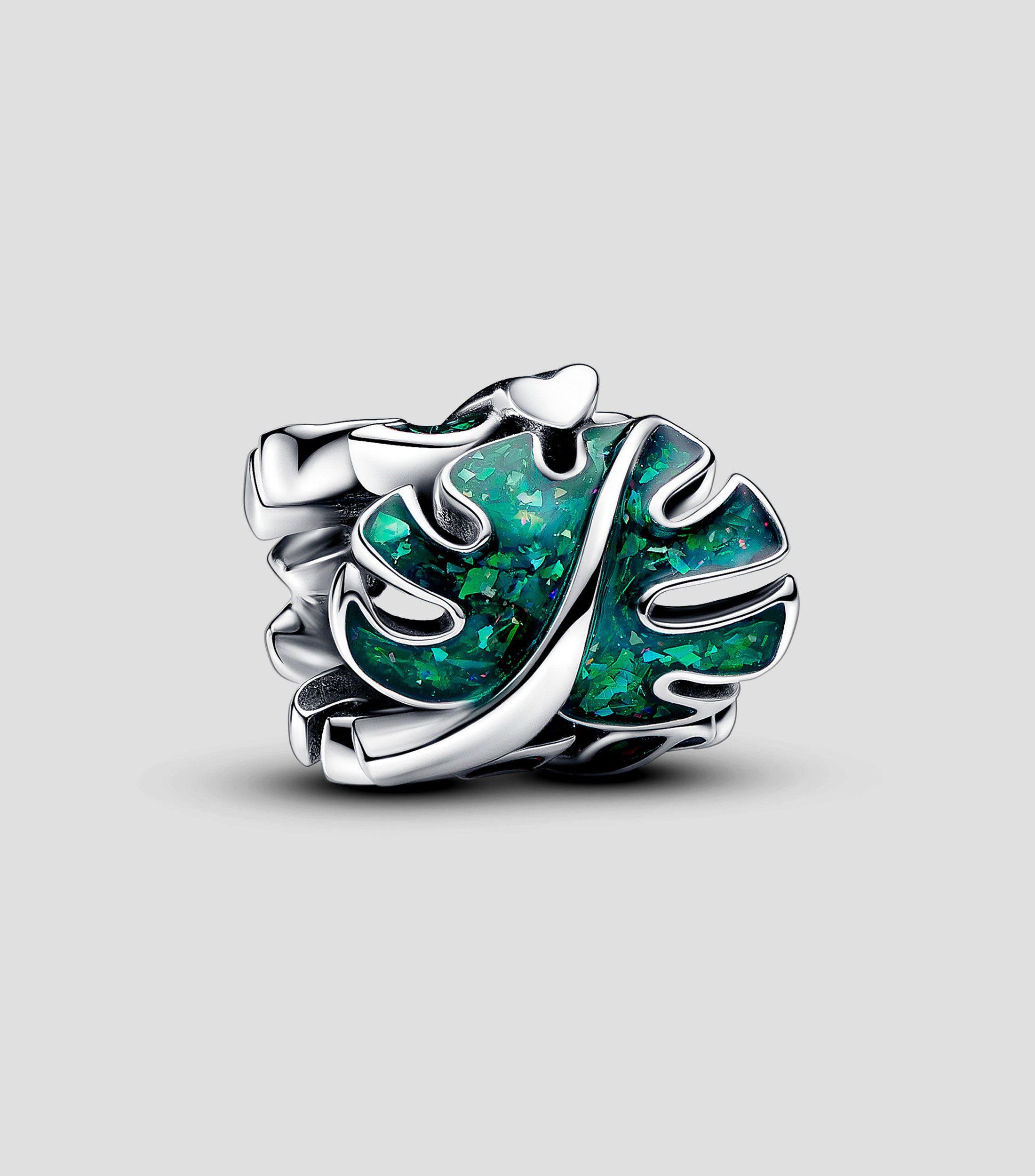 Charm Pandora Moments Monstera Leaves en plata Mujer