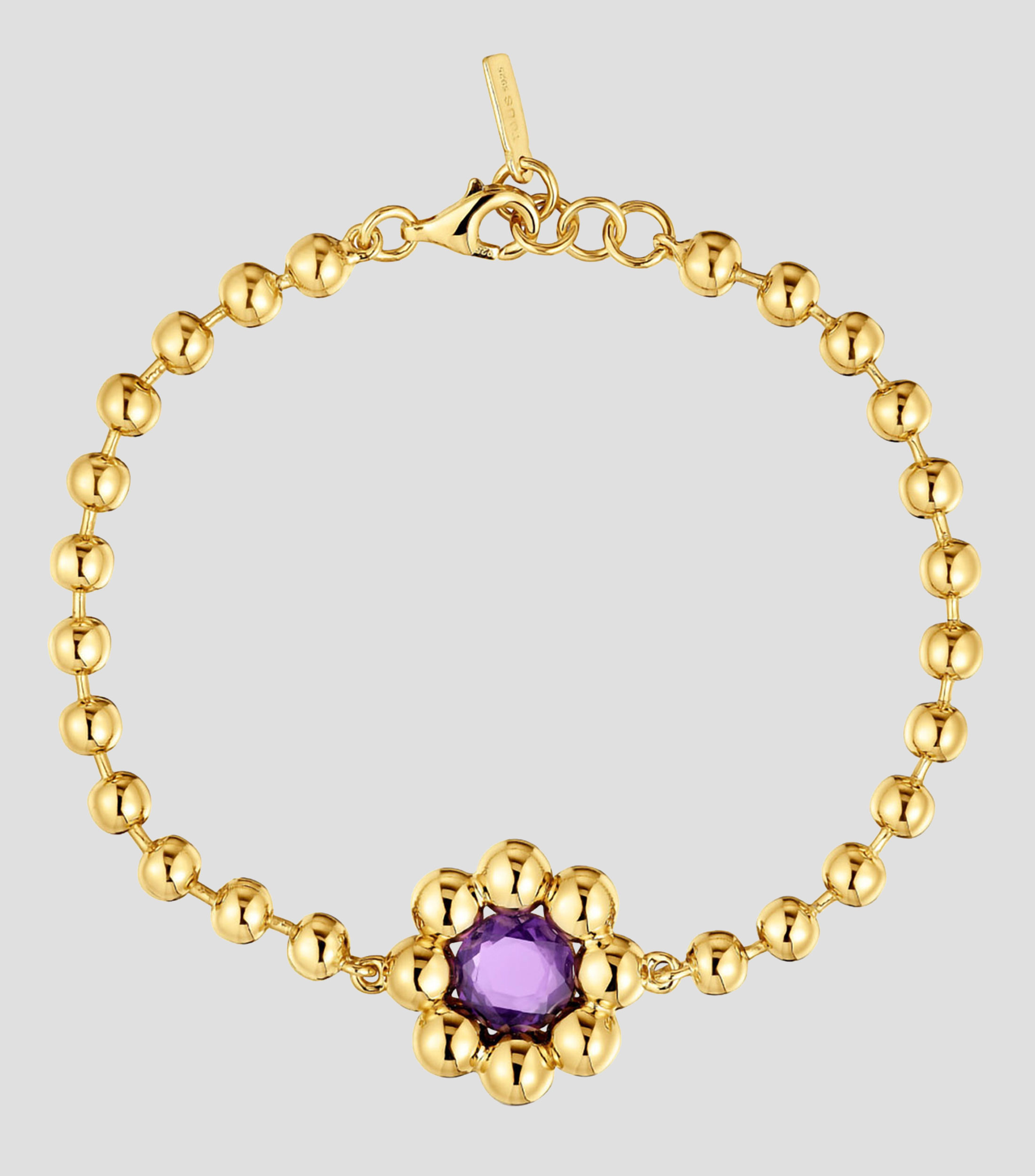 Pulsera en plata con motivo de flor Sugar Party Mujer
