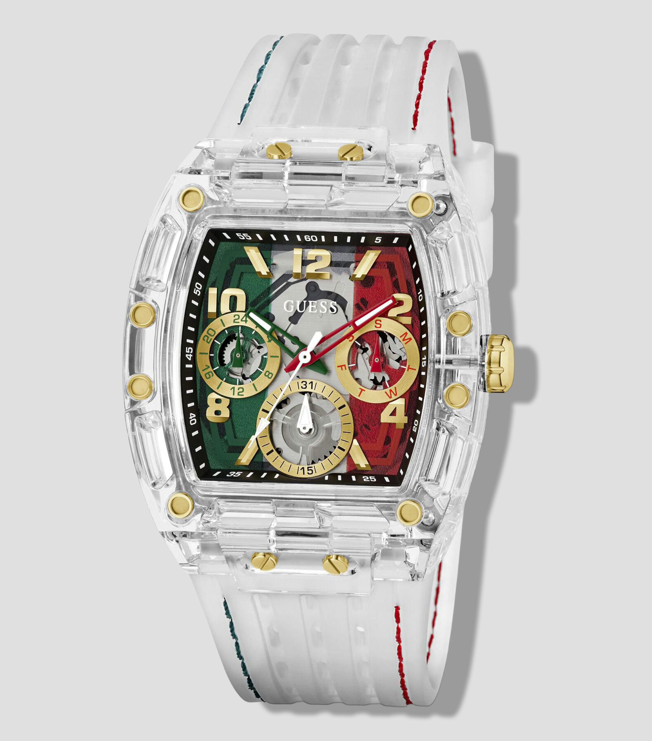 Reloj para Hombre Phoenix México deportivo blanco
