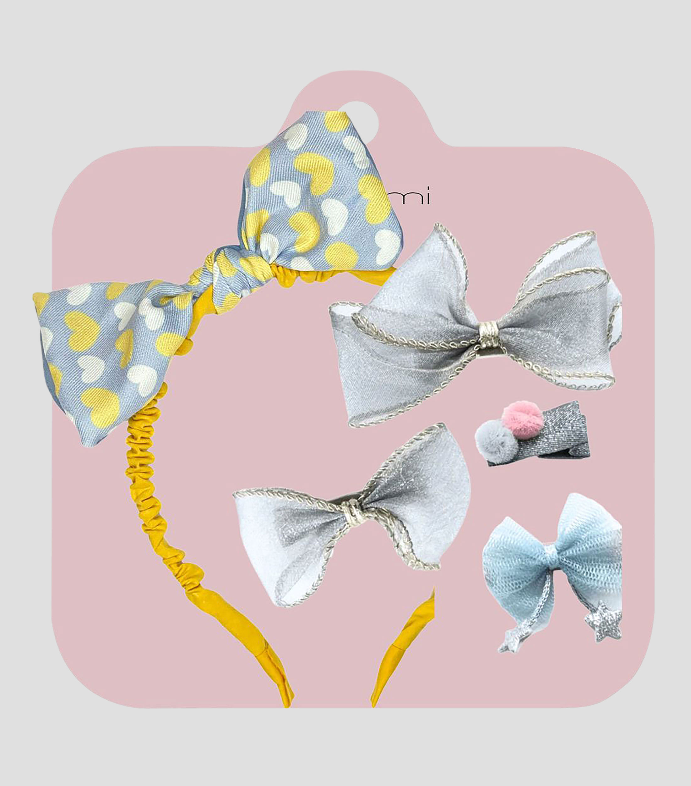 Set de diadema y moños Niña
