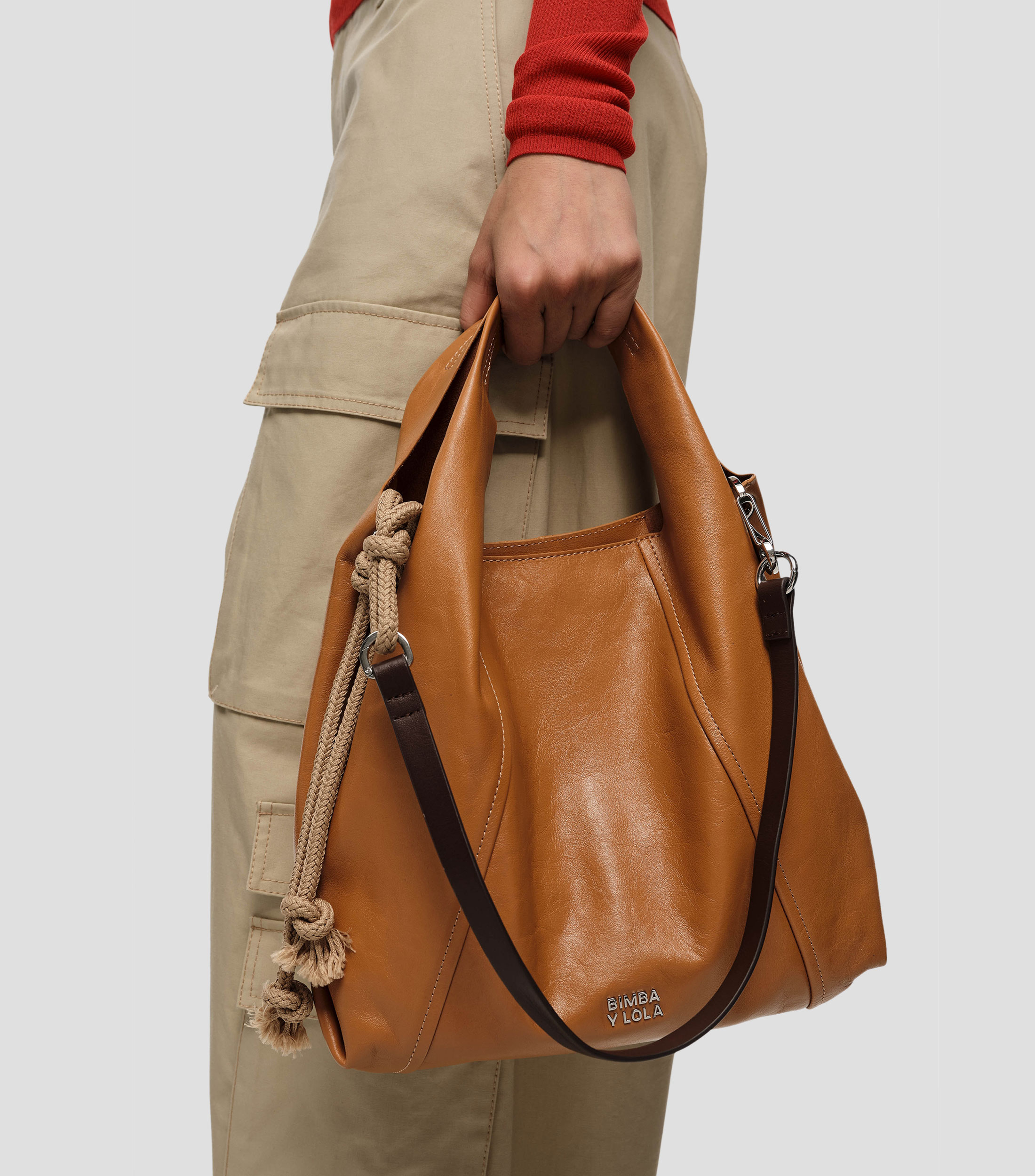 Bolso Paper mediano piel shoulder Mujer