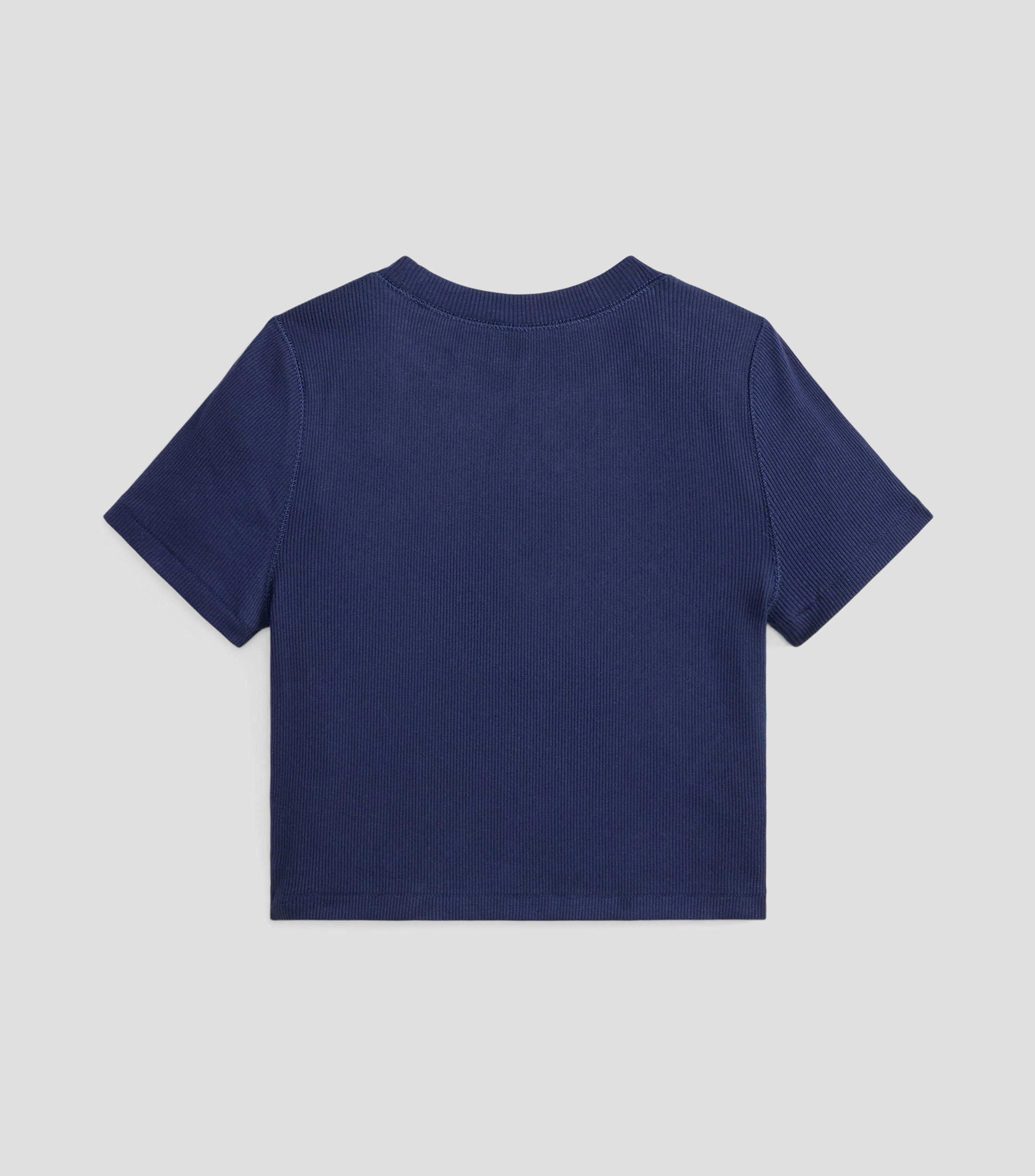 Playera cuello redondo manga corta lisa Niña