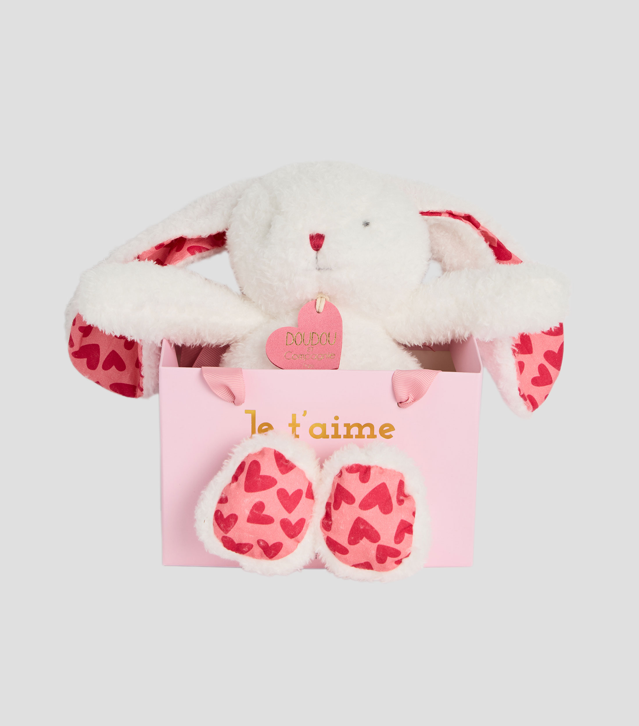 Conejito de peluche de Je T'aime