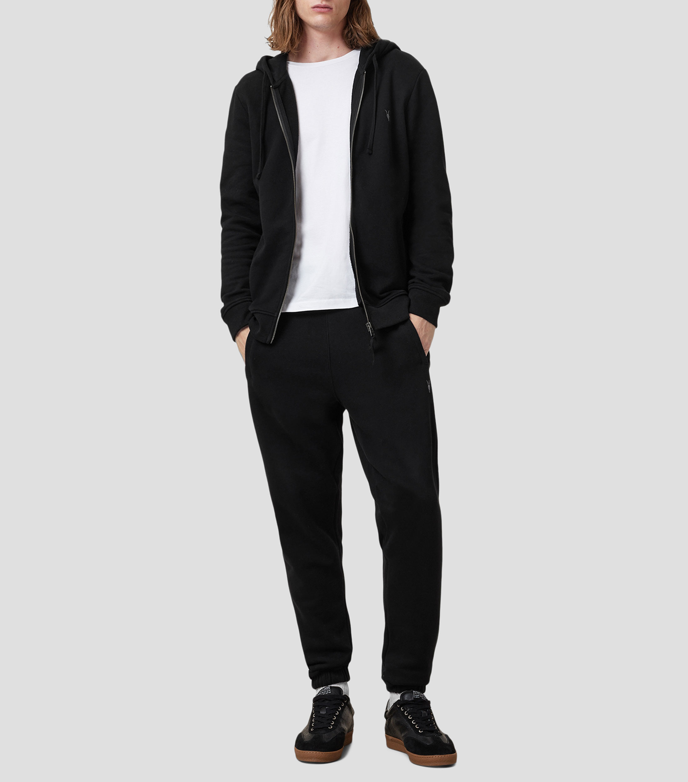 Sudadera con cierre y capucha Raven Hombre