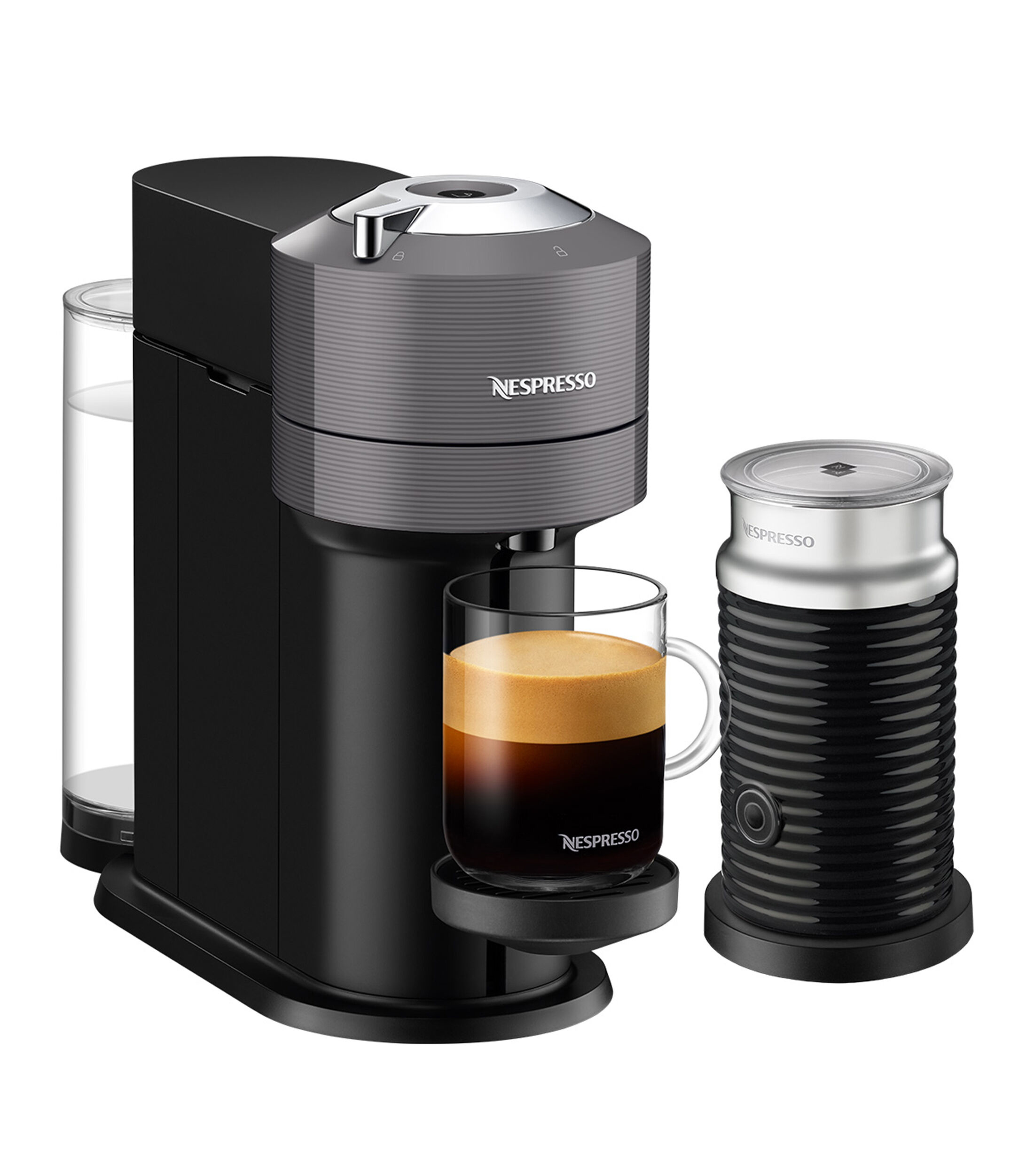 Nespresso Combo Vertuo Next & Aeroccino 3 Gris El Palacio de Hierro