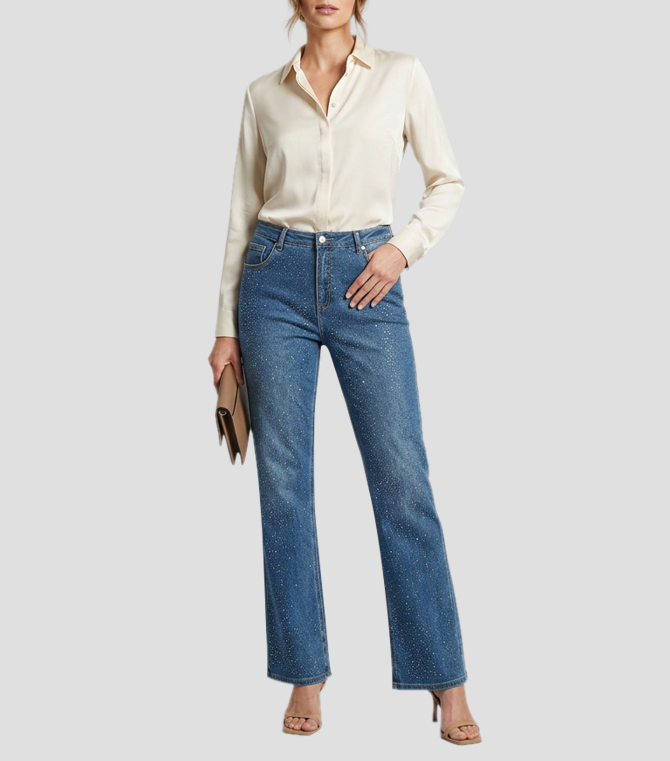 Jeans recto Mujer