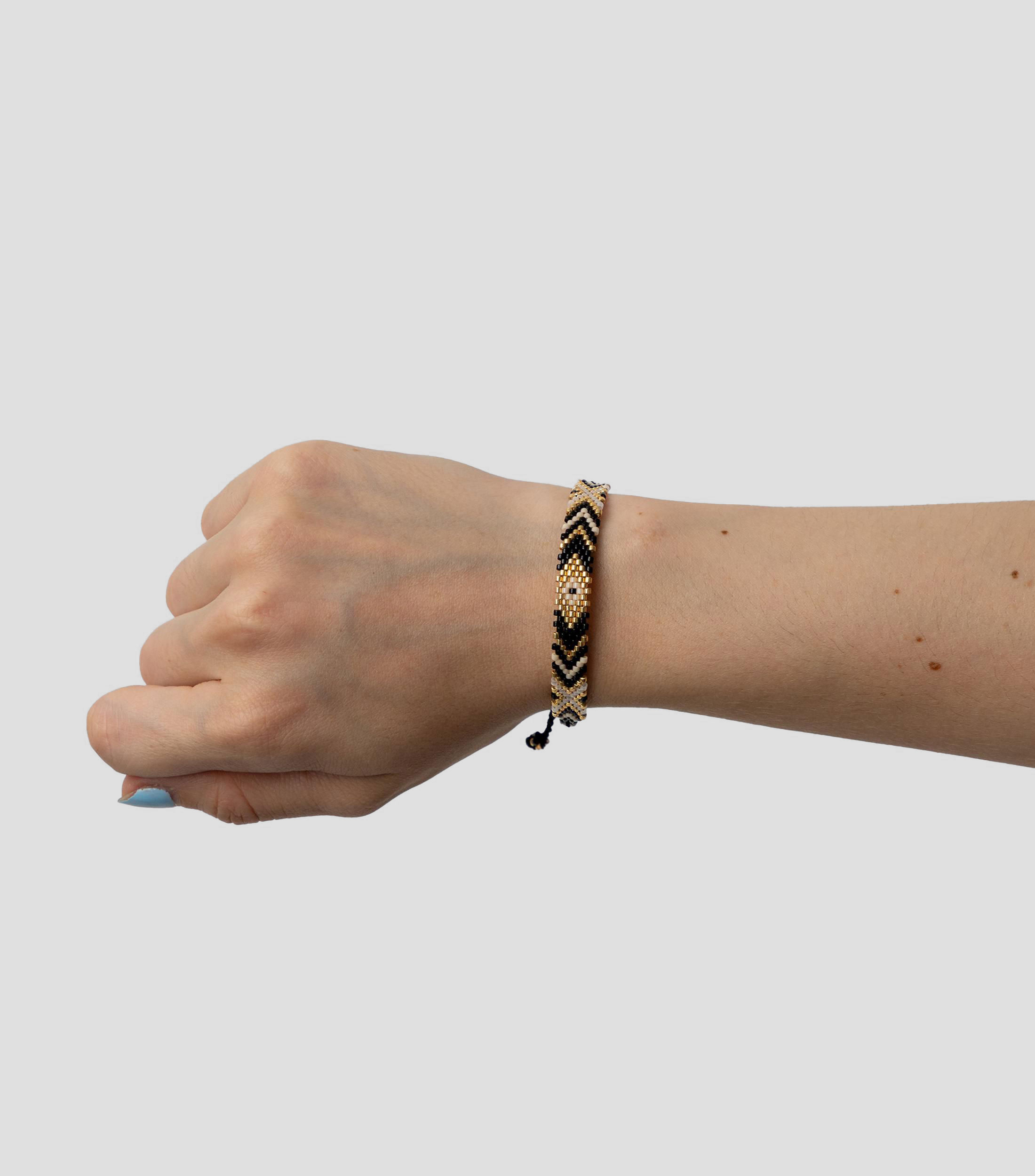 Pulsera ojo de tigre mini Mujer