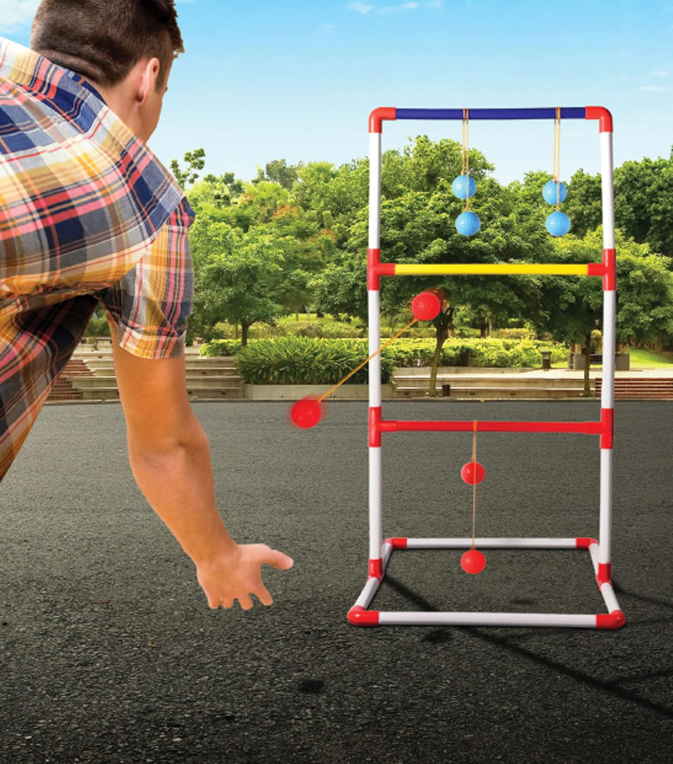 Ladder Golf Ball Target Toss Kit