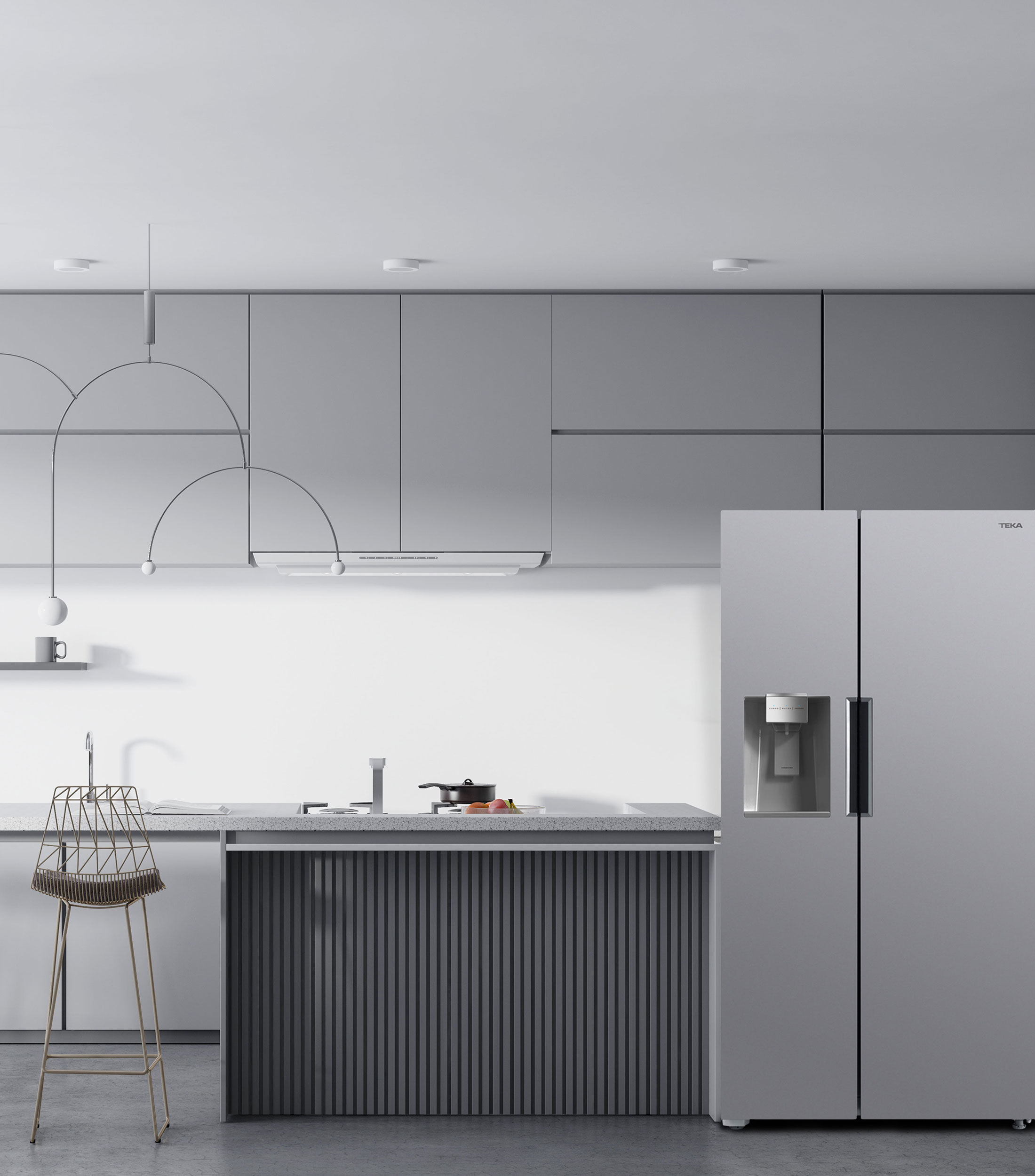 Refrigerador Side By Side 27 p3 SXS RLF 75950 SS Acero