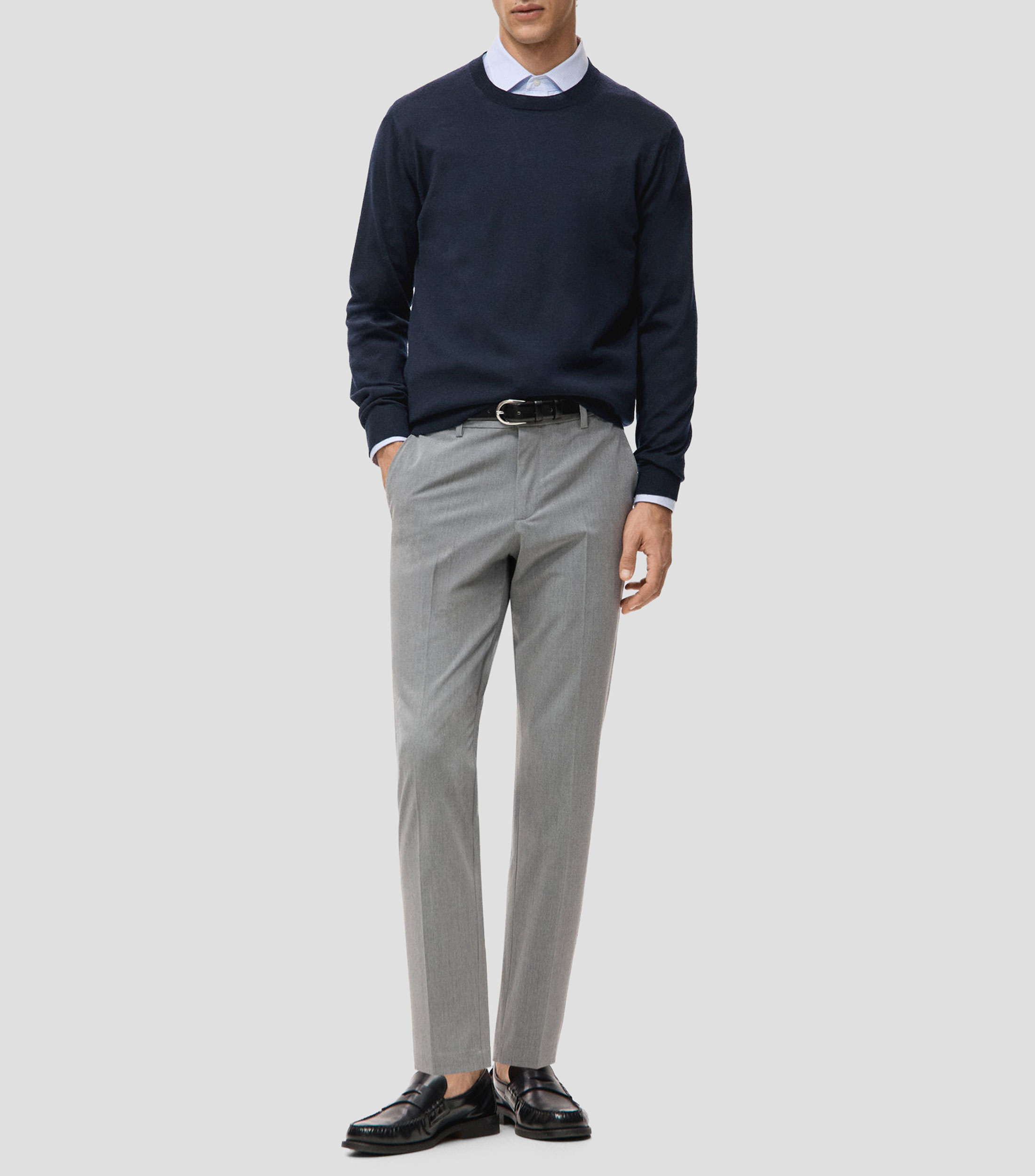 Suéter cuello redondo Hombre