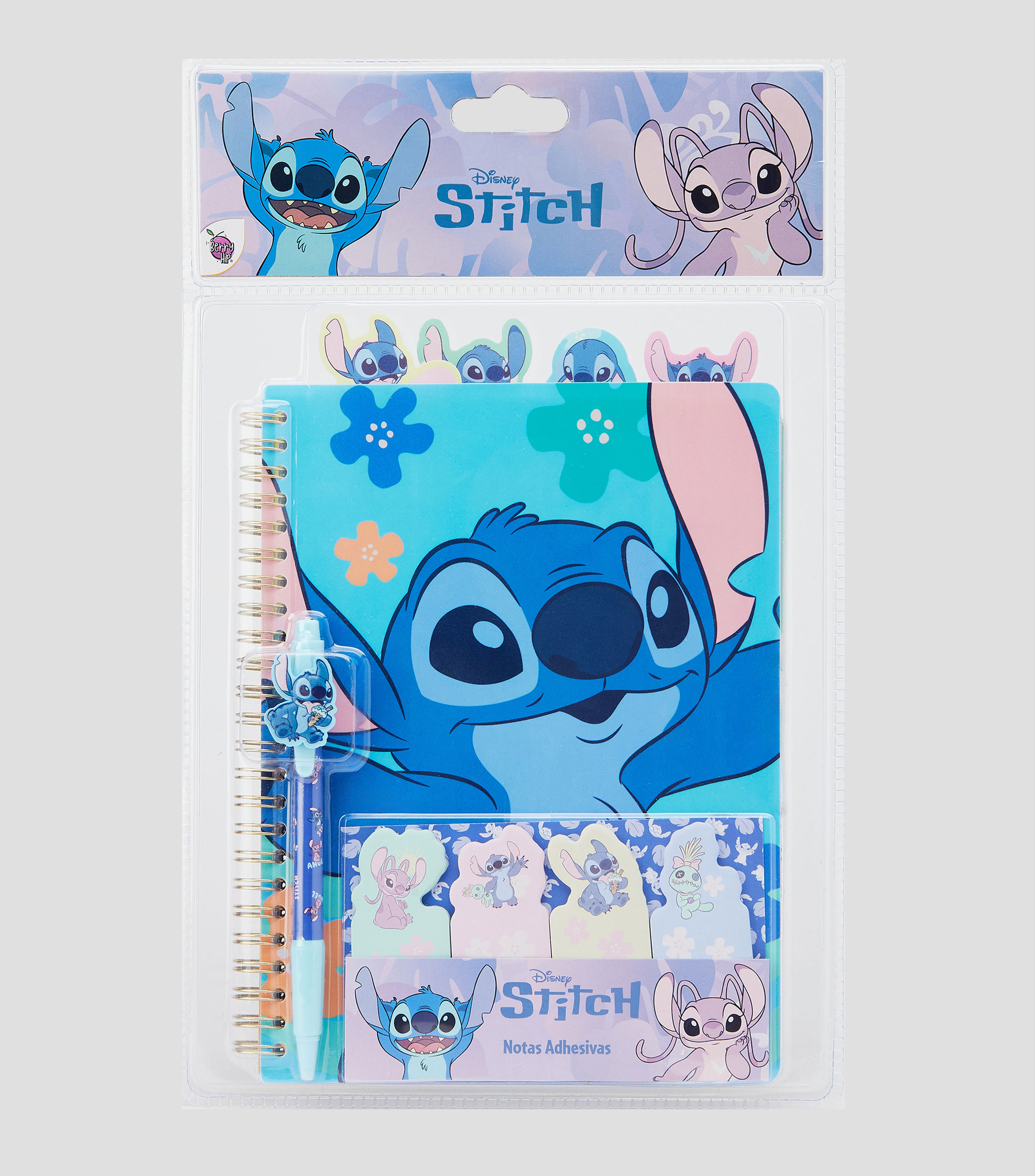 Diario trimestral con accesorios Stitch