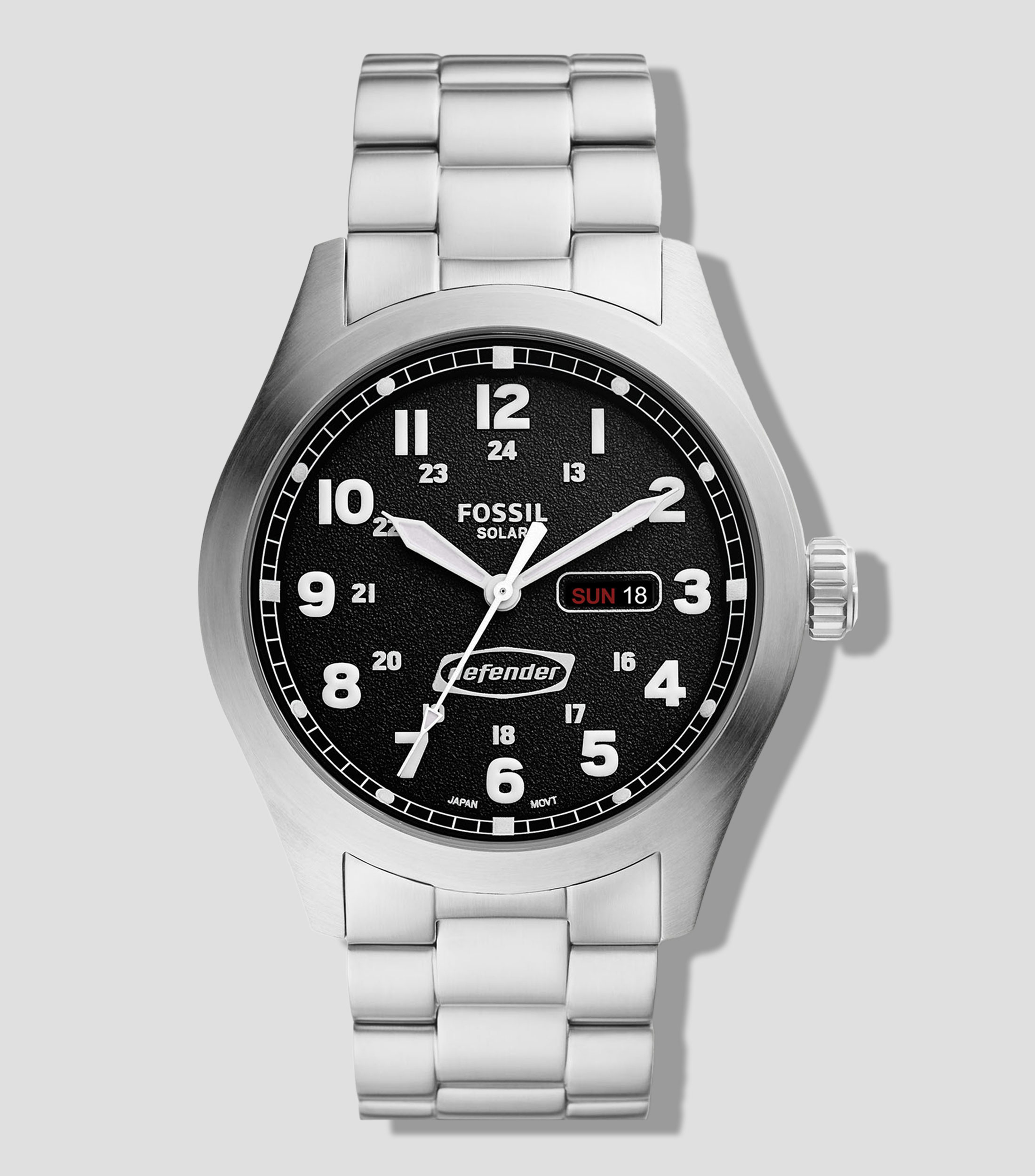 Reloj para Hombre Defender Casual Plateado