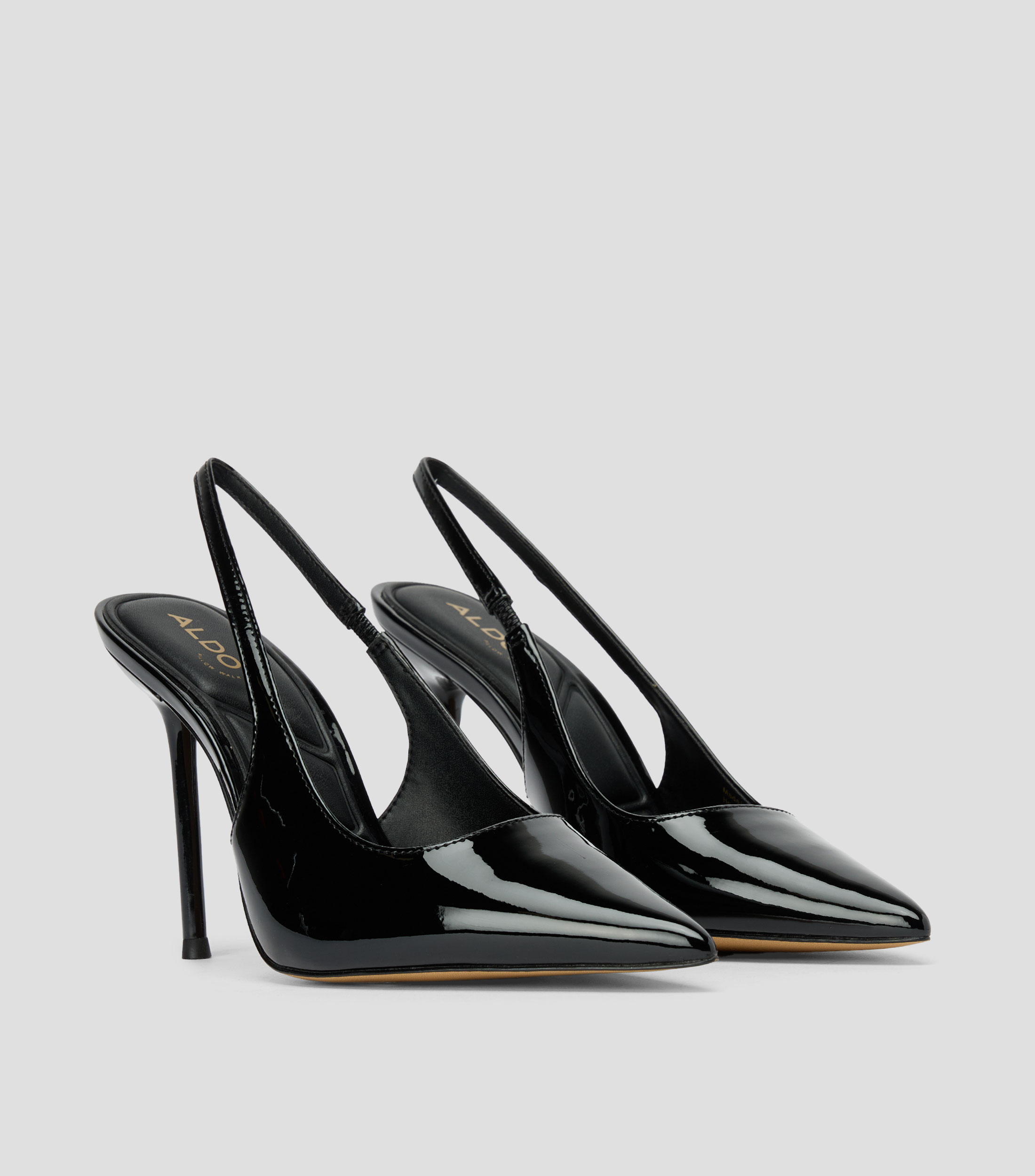 Zapatillas slingback tacón alto de aguja Puckerup Mujer