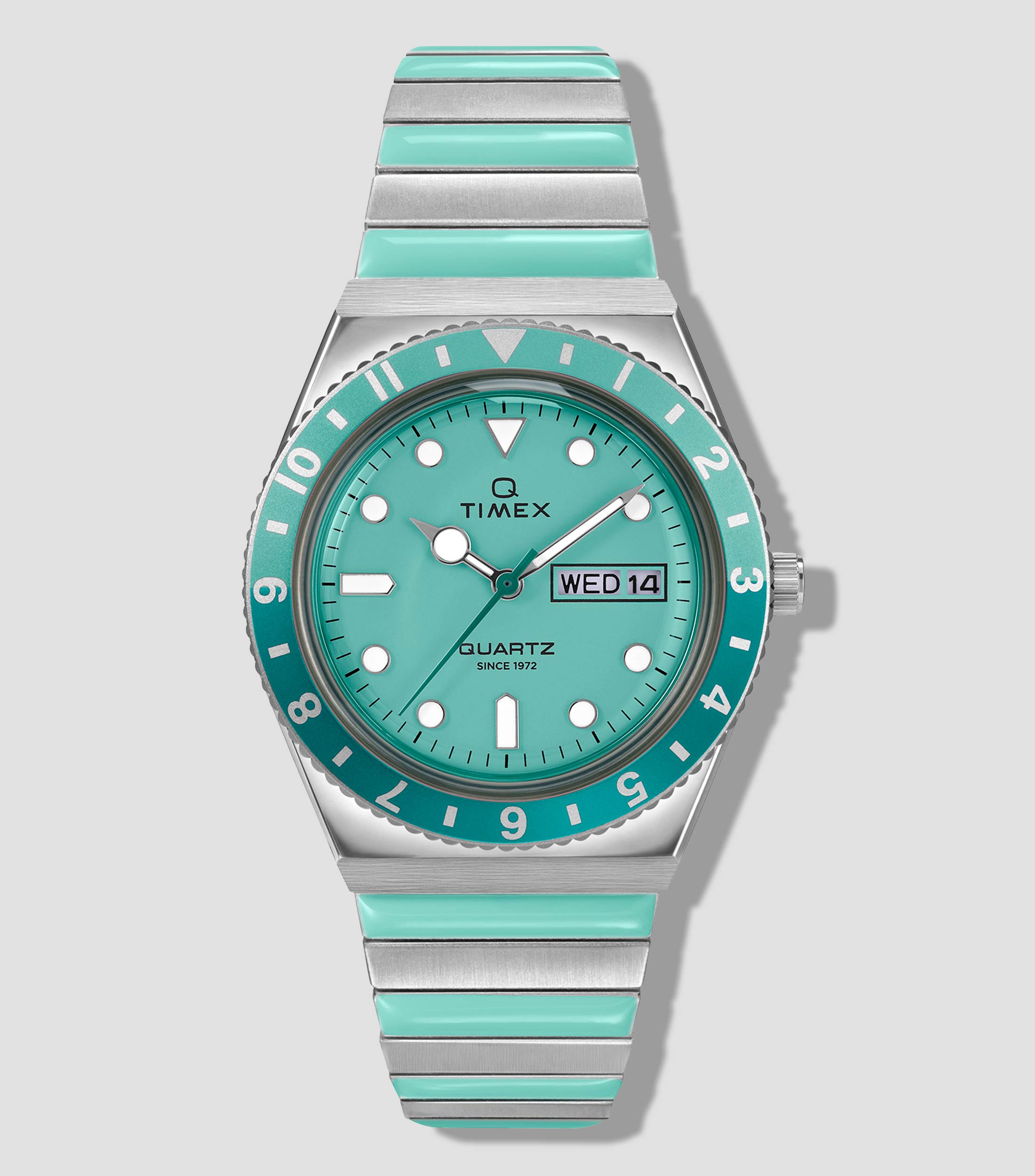 Reloj para Mujer Q, Moderno, Aqua