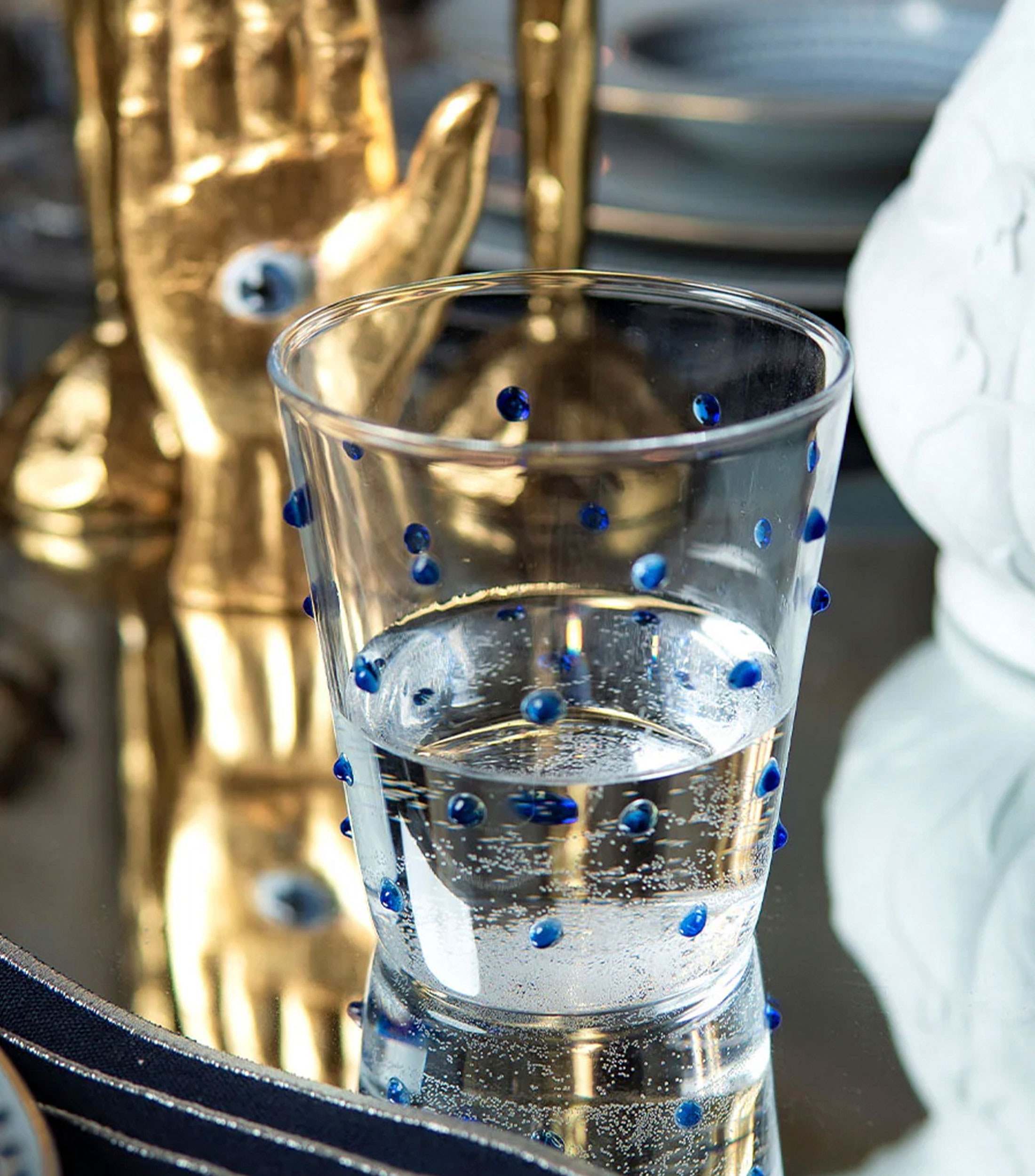 Set de 6 vasos Pippa azules