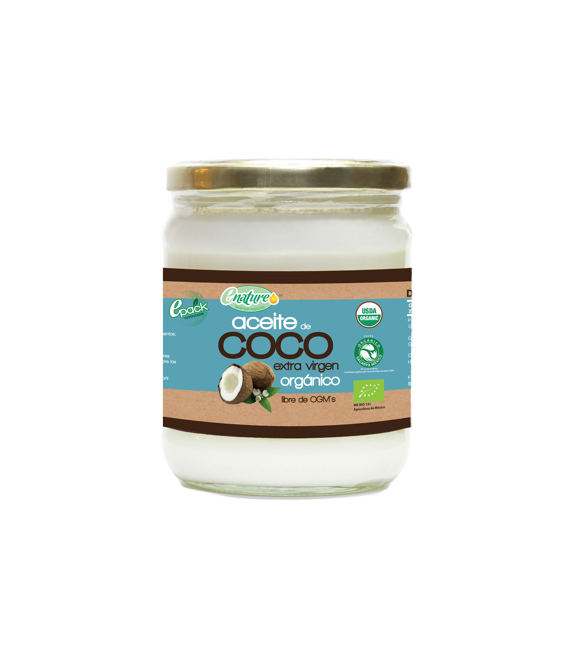 Enature Aceite de Coco Orgánico, 473 ml - El Palacio de Hierro