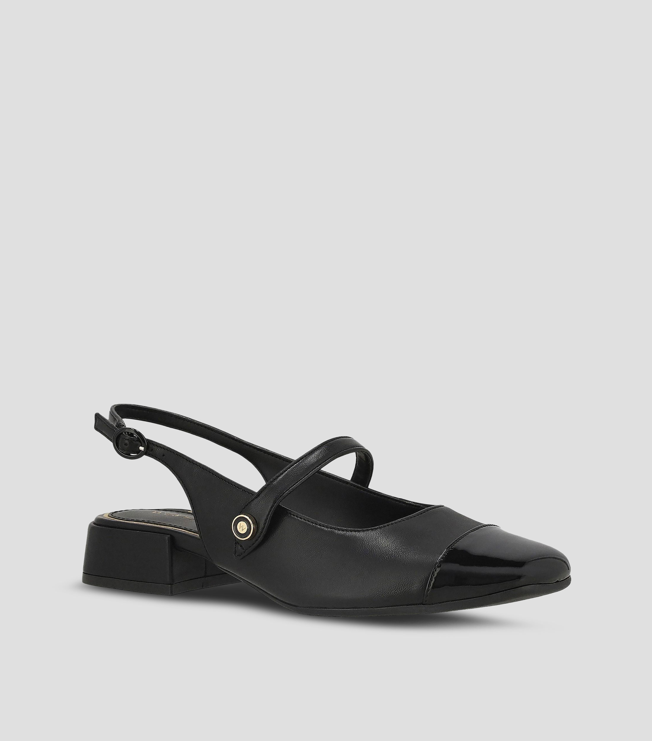 Zapatillas Slingback con tacón ancho de 2.5 cm Mujer