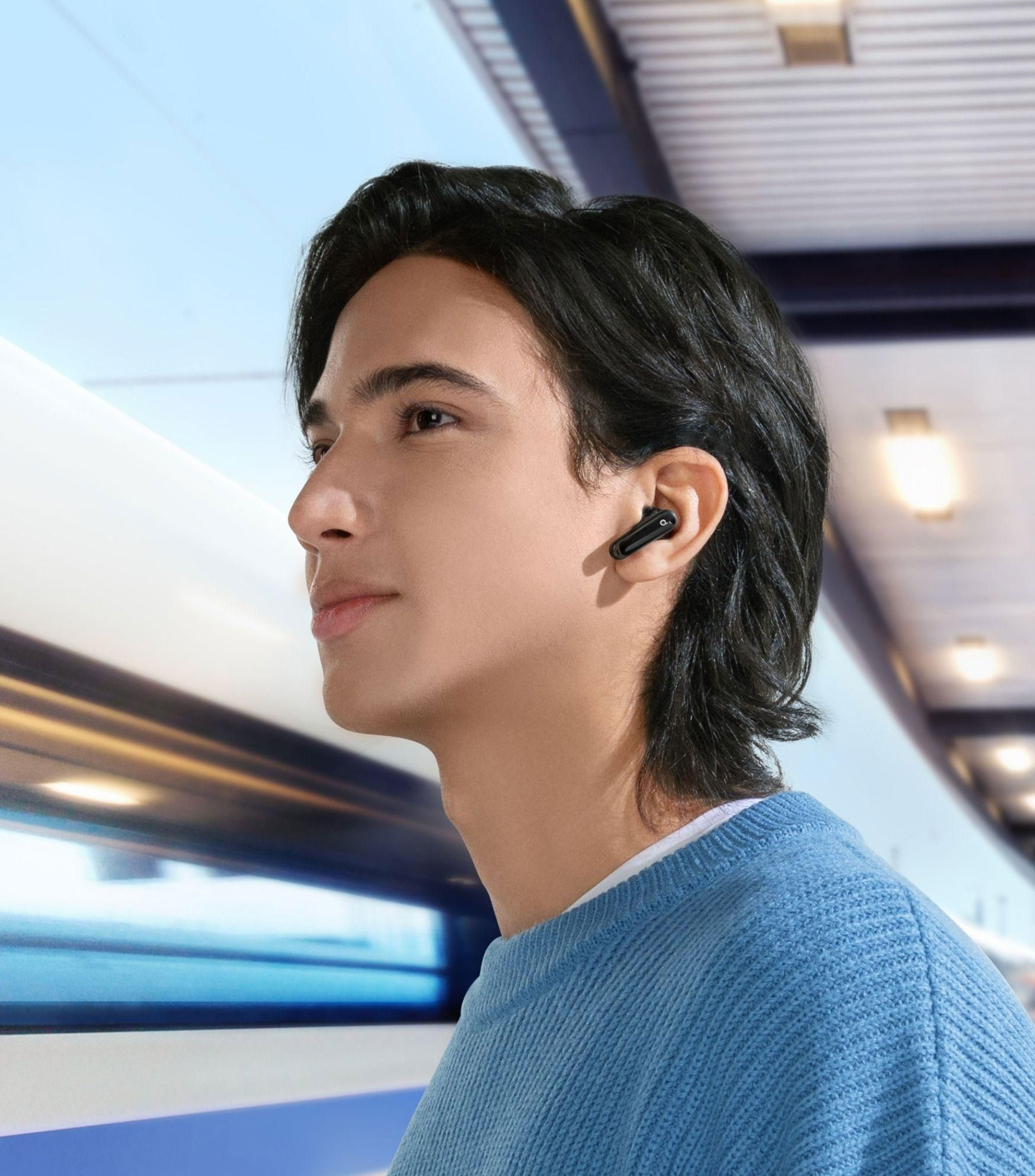 Los audífonos inalámbricos Bluetooth 5.3 P40i Negro