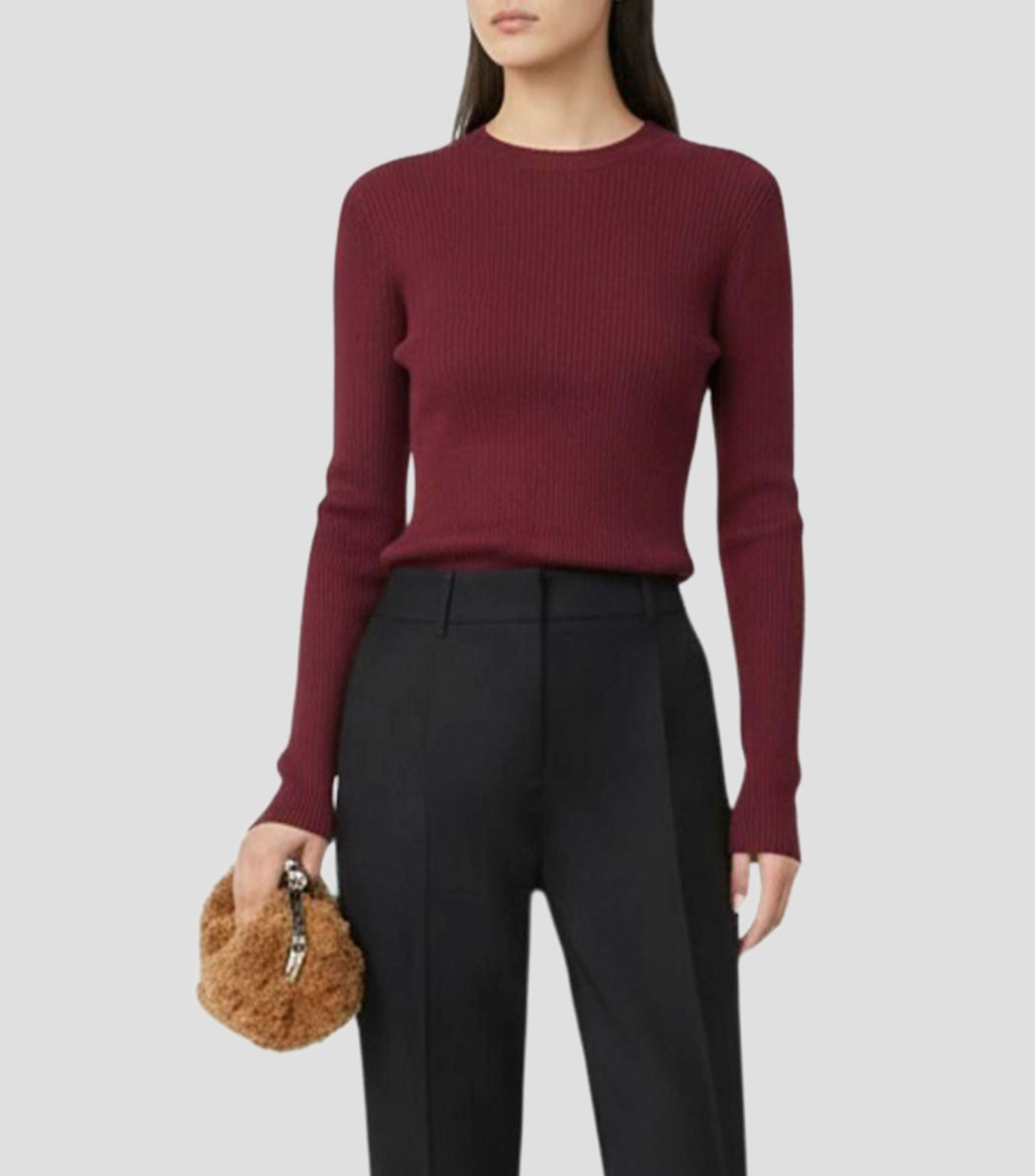 Suéter cuello redondo Mujer