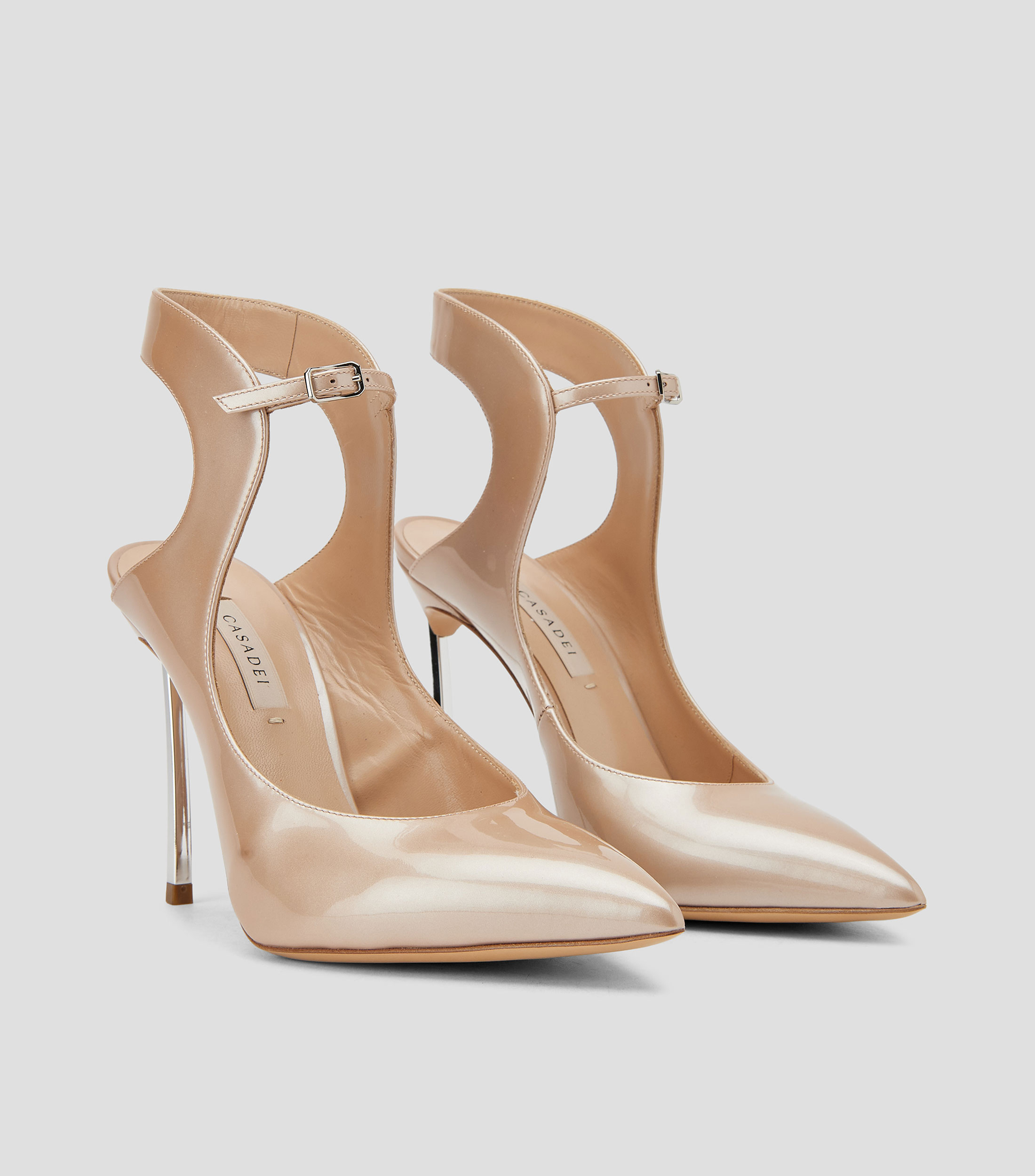 Sandalias con tacón alto de aguja Mujer