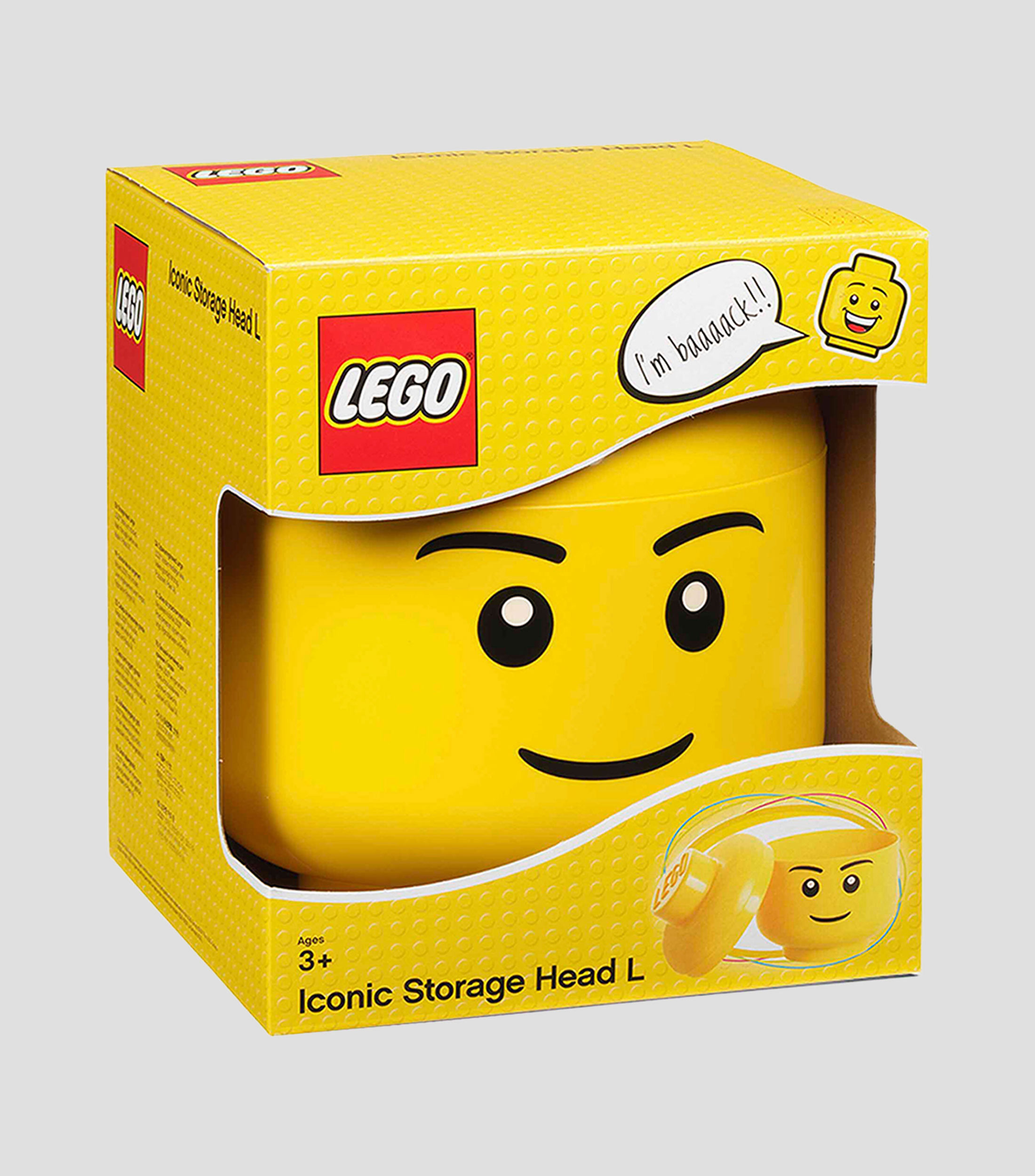Lego Storage cabeza grande