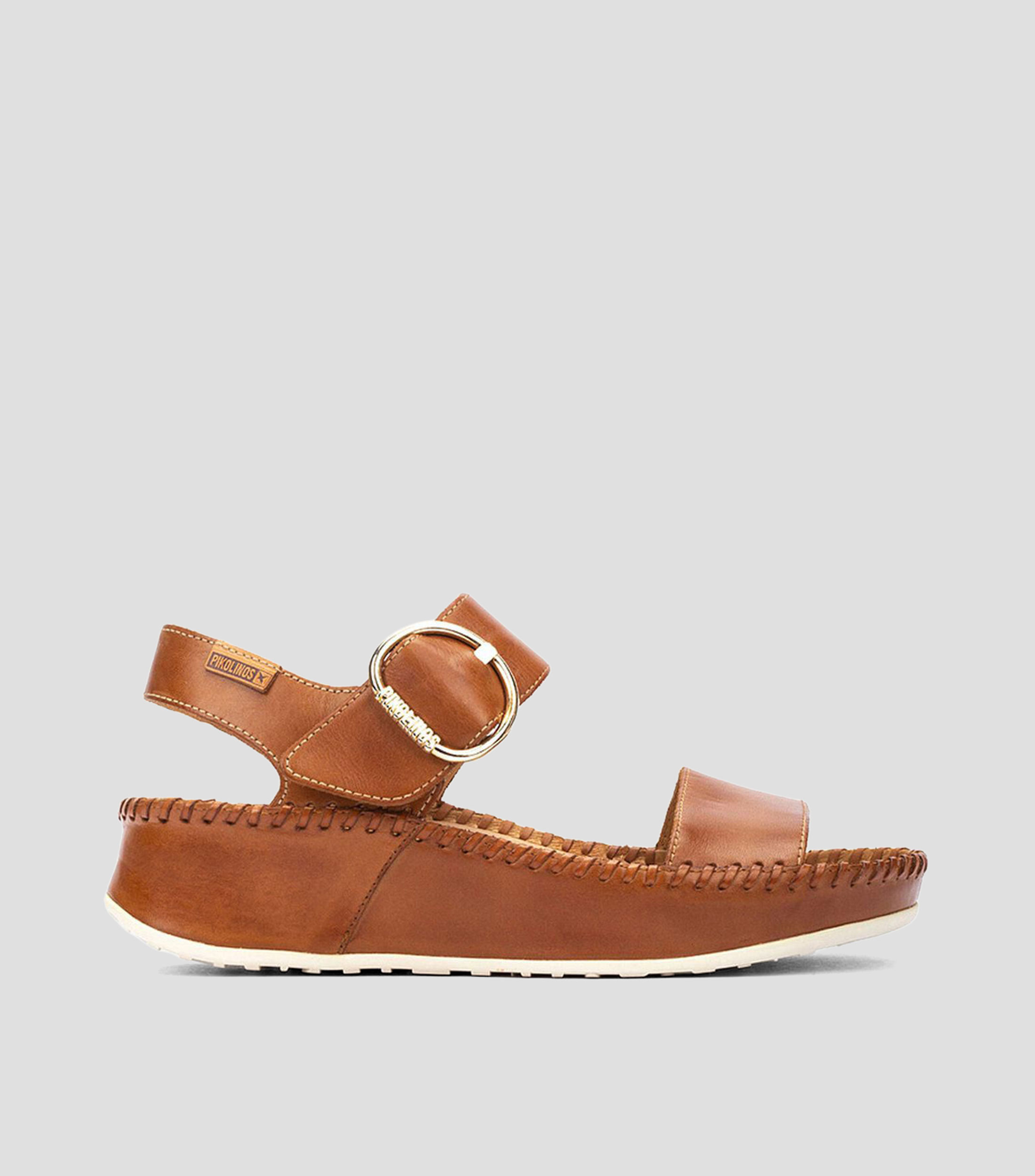 Sandalias con tacón bajo de cuña Marina Mujer
