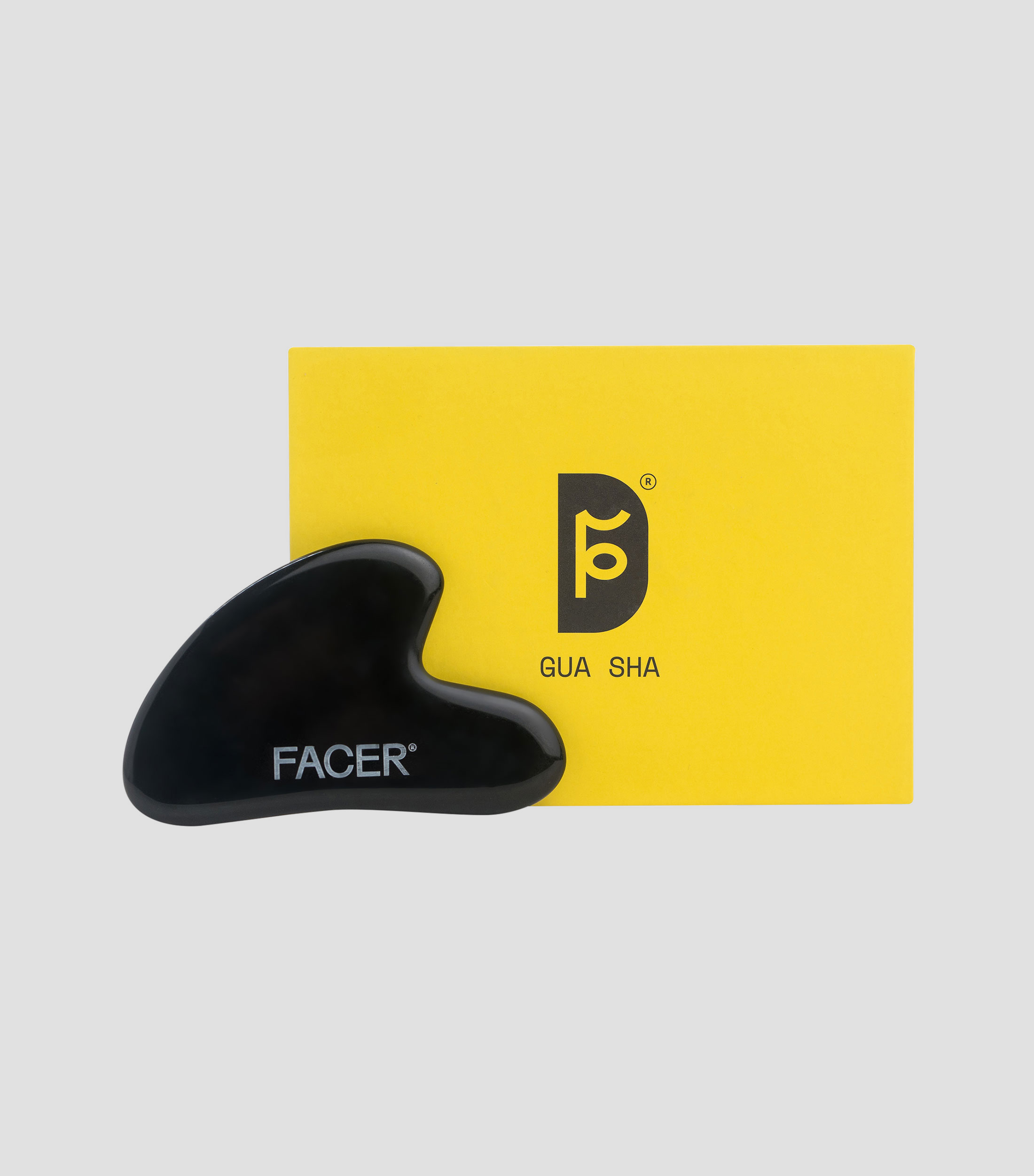 Masajeador facial de Obsidiana Gua Sha