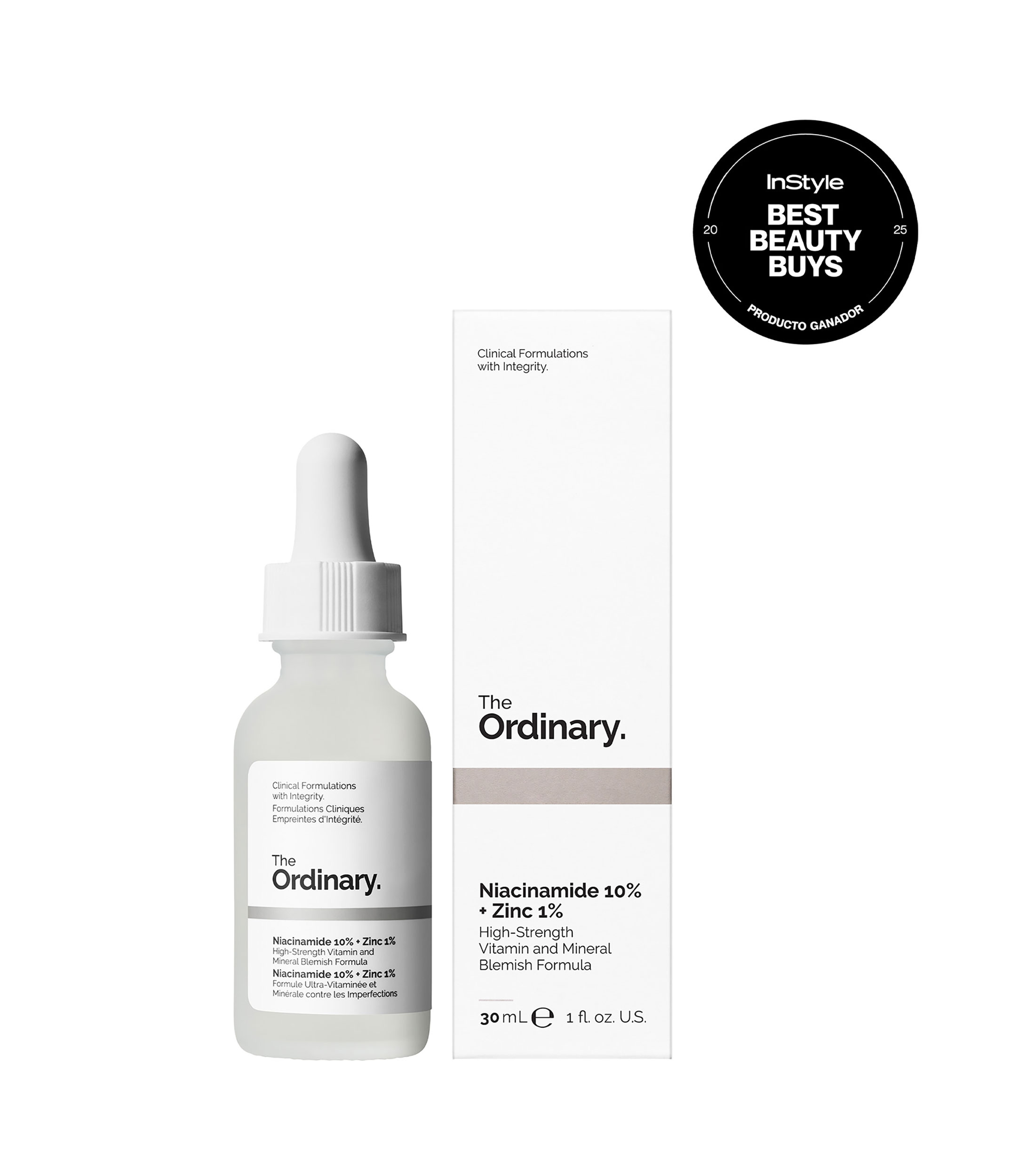 Suero Niacinamide 10 Zinc 1, 30 ml