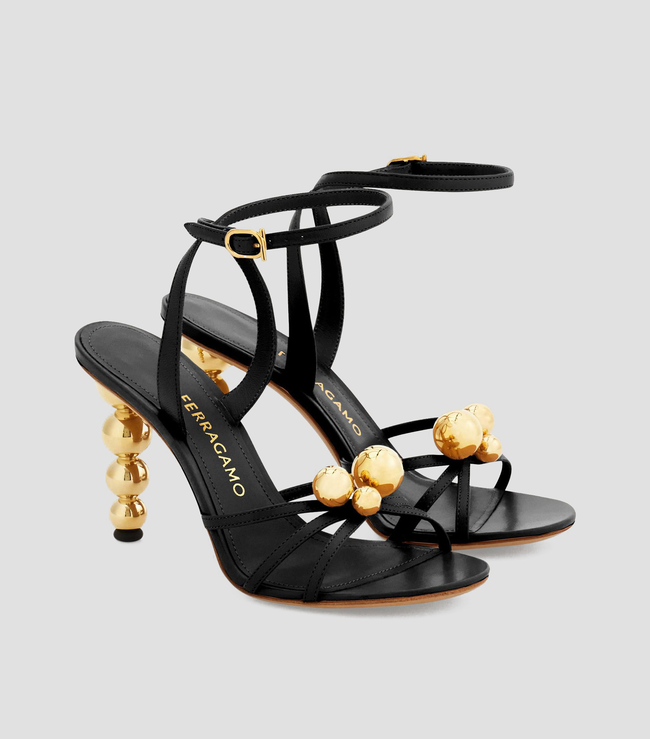 Sandalias tacón esférico Mujer