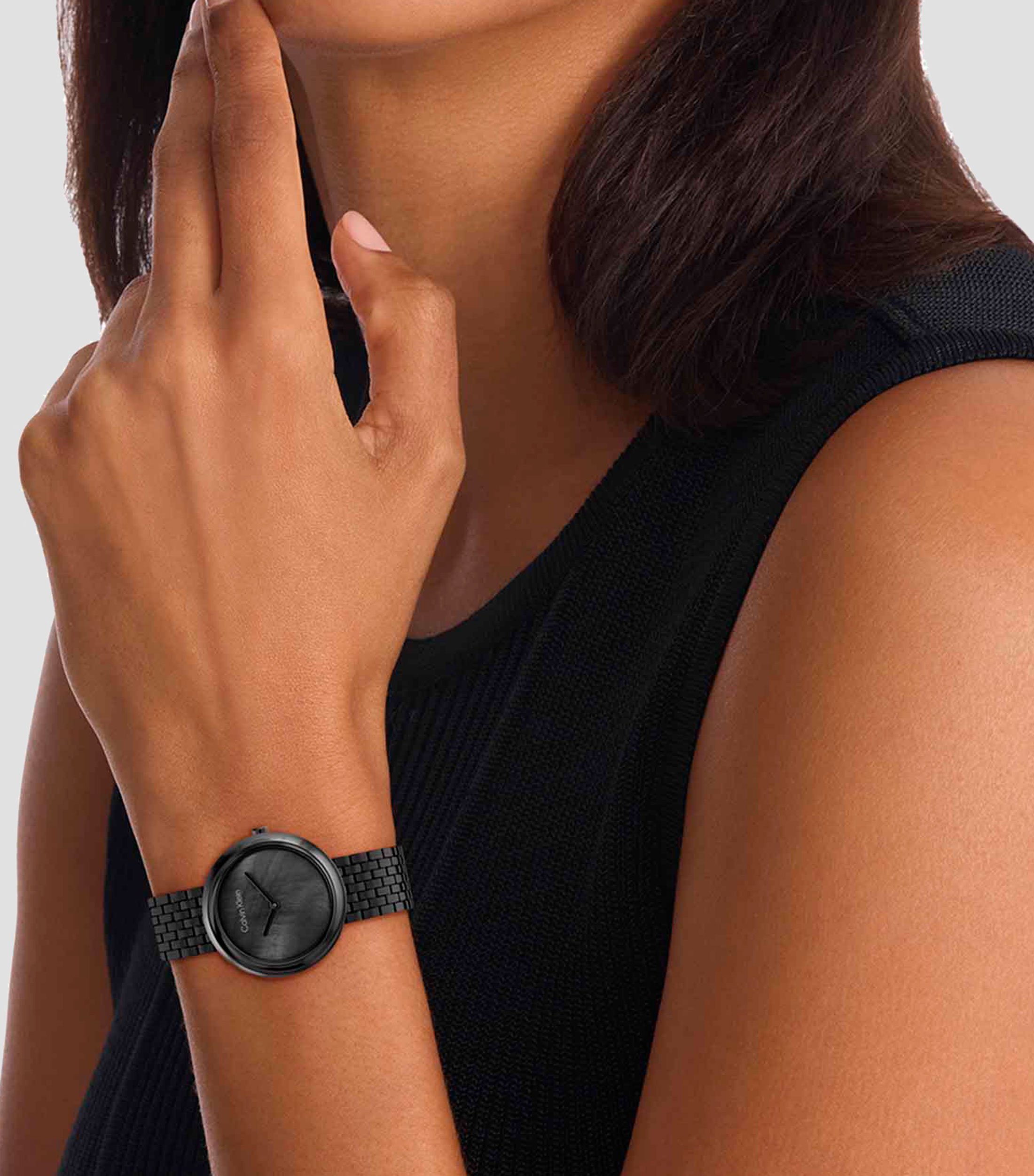 Reloj para Mujer Wisted Bezel casual negro