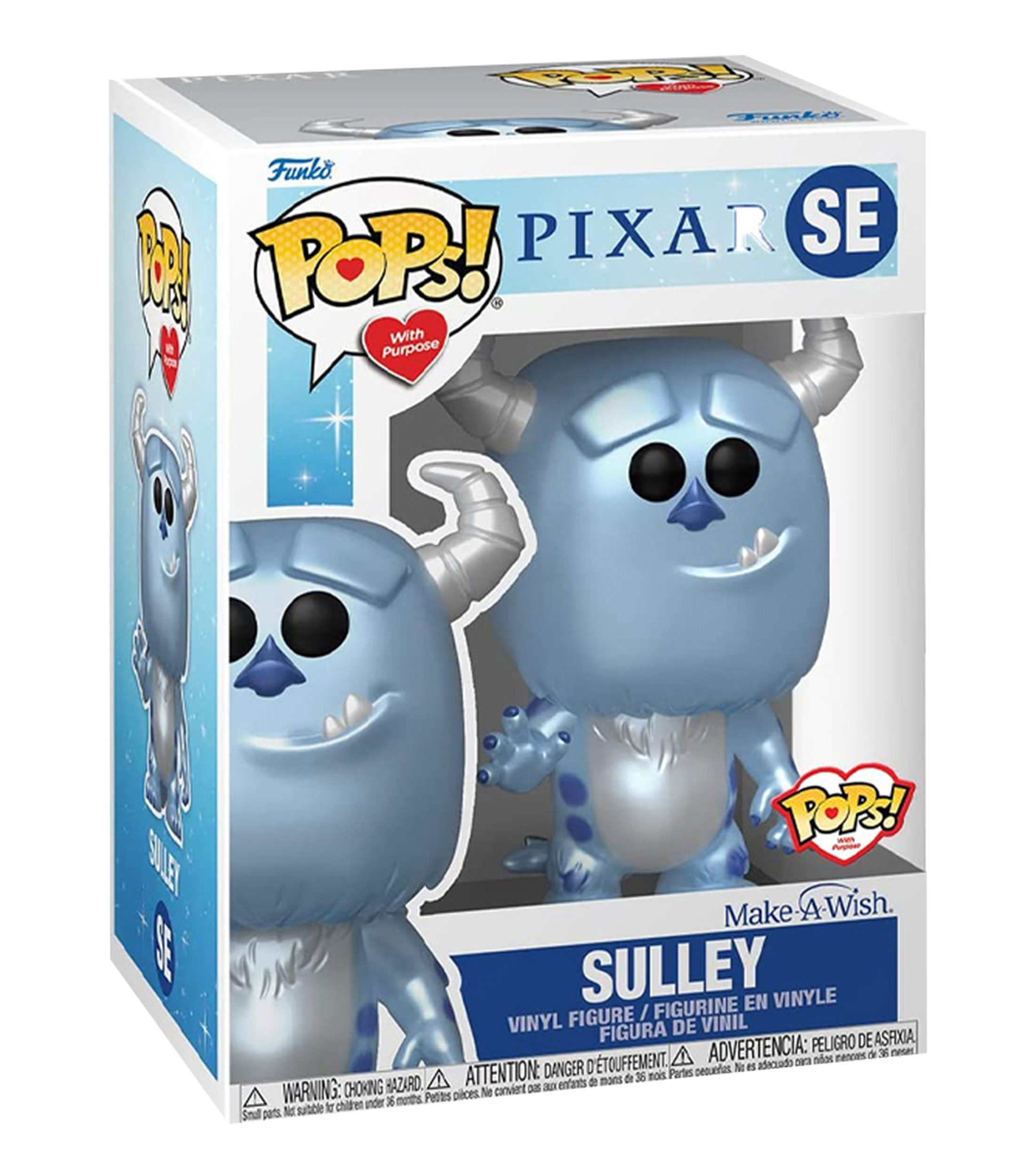 Make-A-Wish Sulley Metallic Pop! Vinyl Figure main image 0