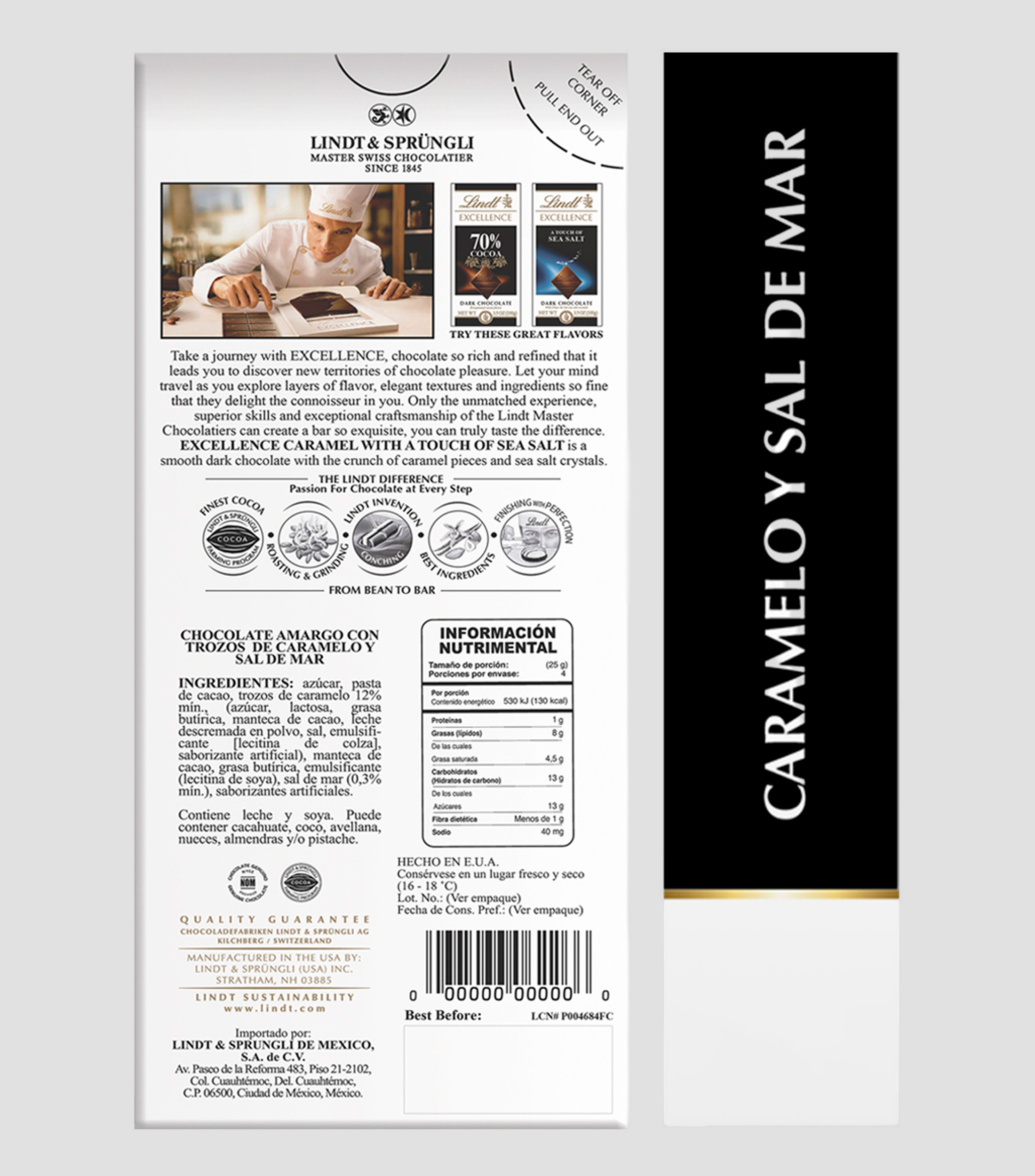 Chocolate Amargo Caramel & Salt, 100 g