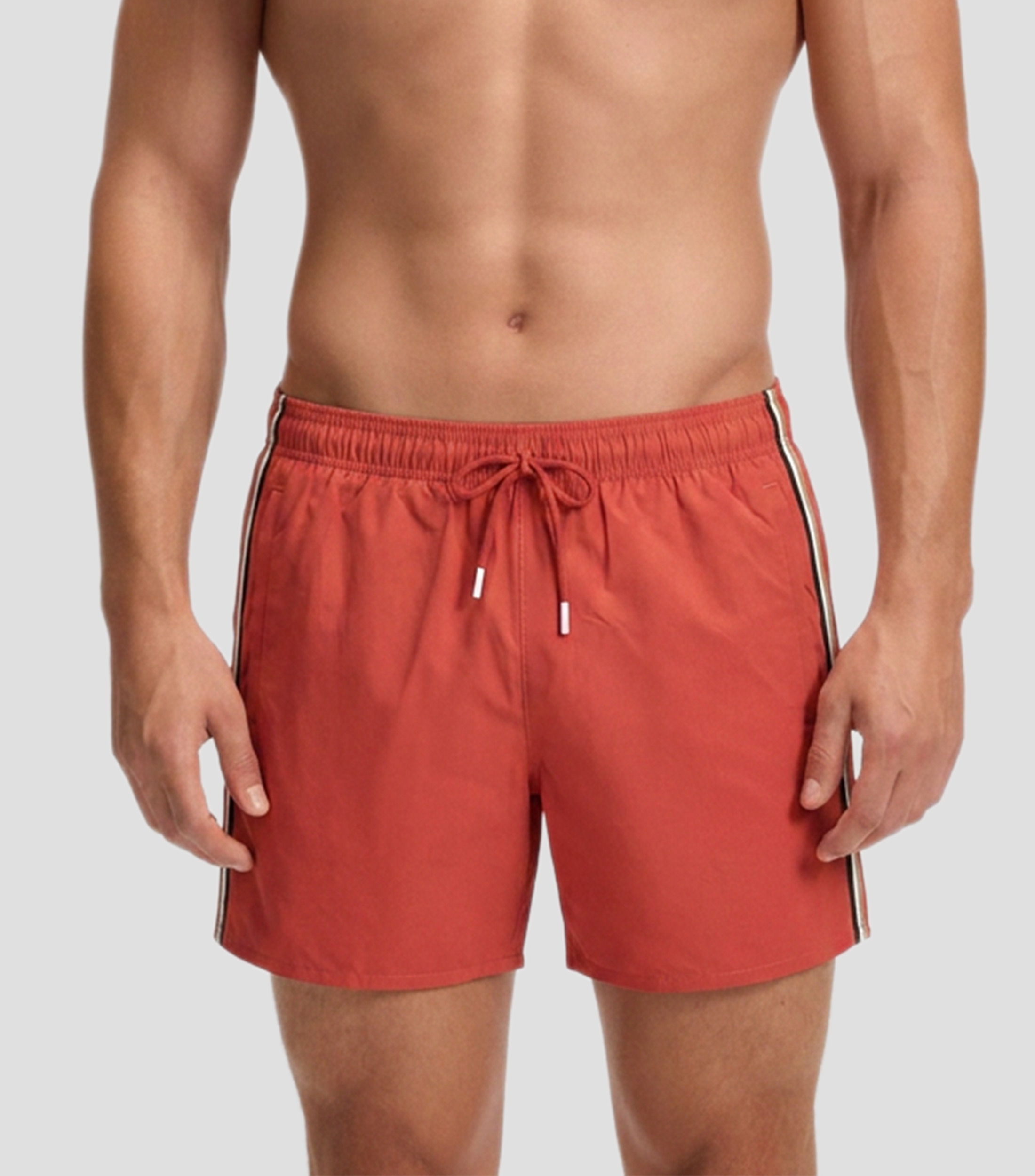 Traje de baño corto liso Hombre