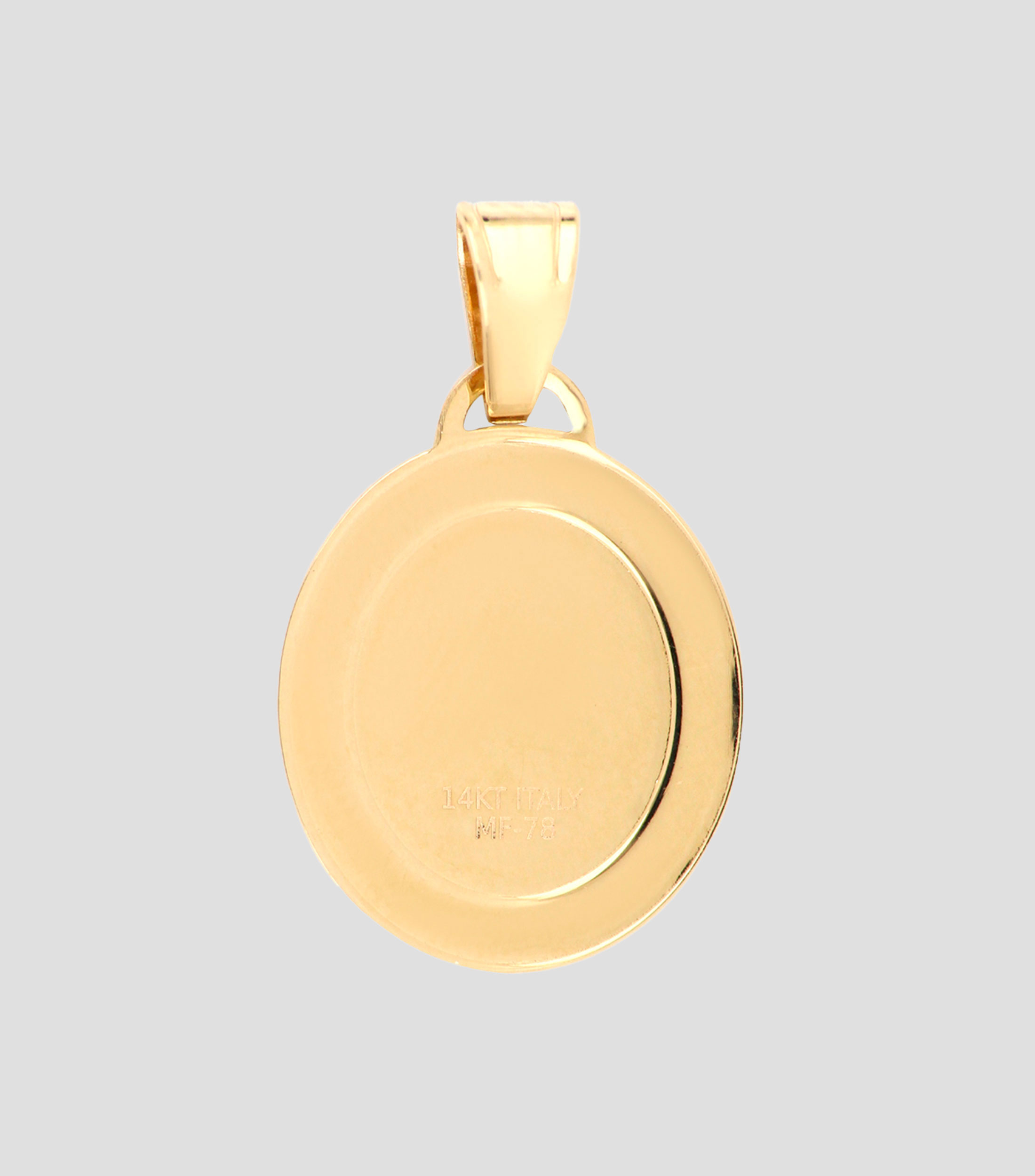 Medalla en oro amarillo 14 Kilates Sagrado Corazón Unisex