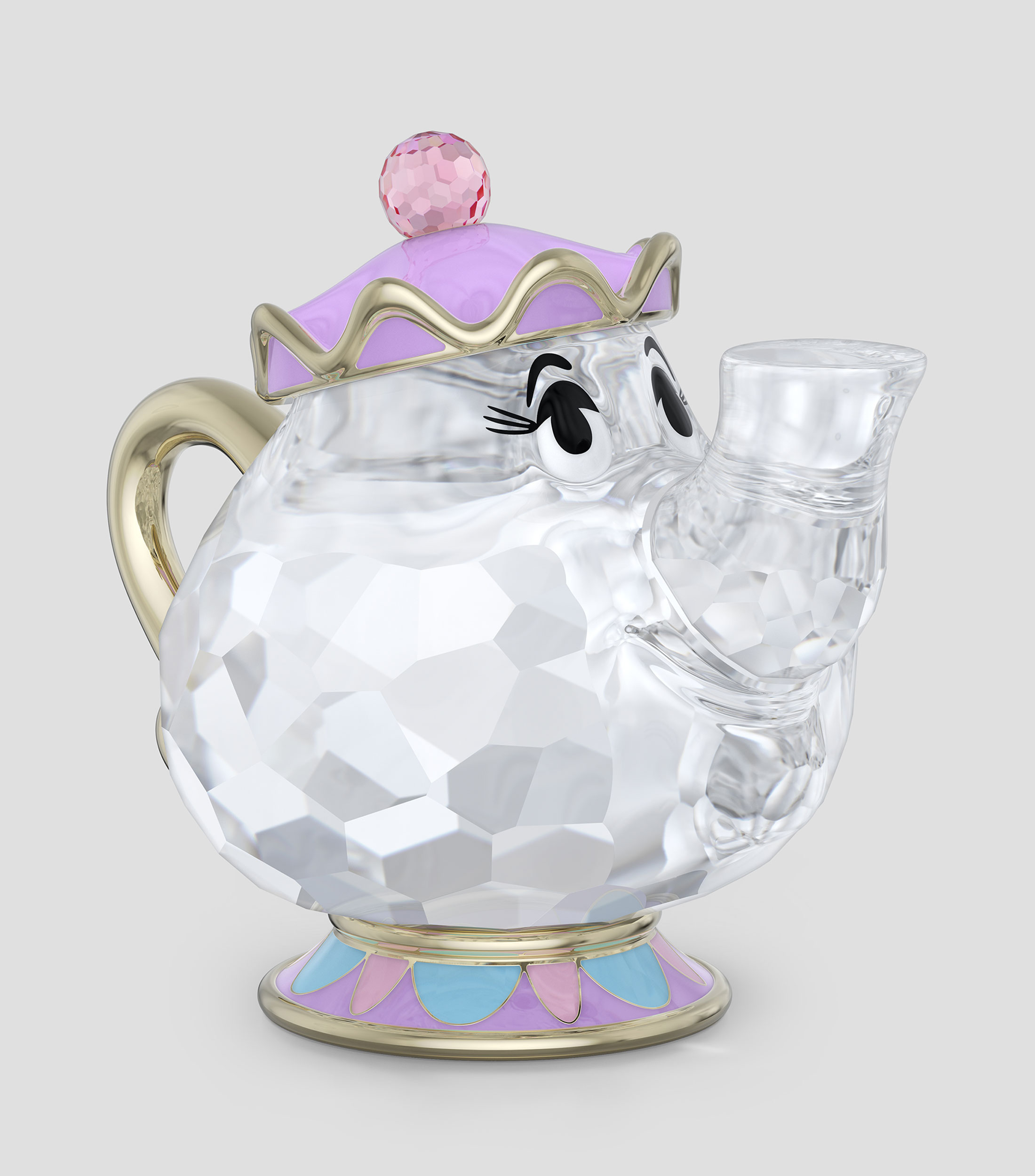 Figura decorativa Beauty And The Beast Mrs. Potts en cristal