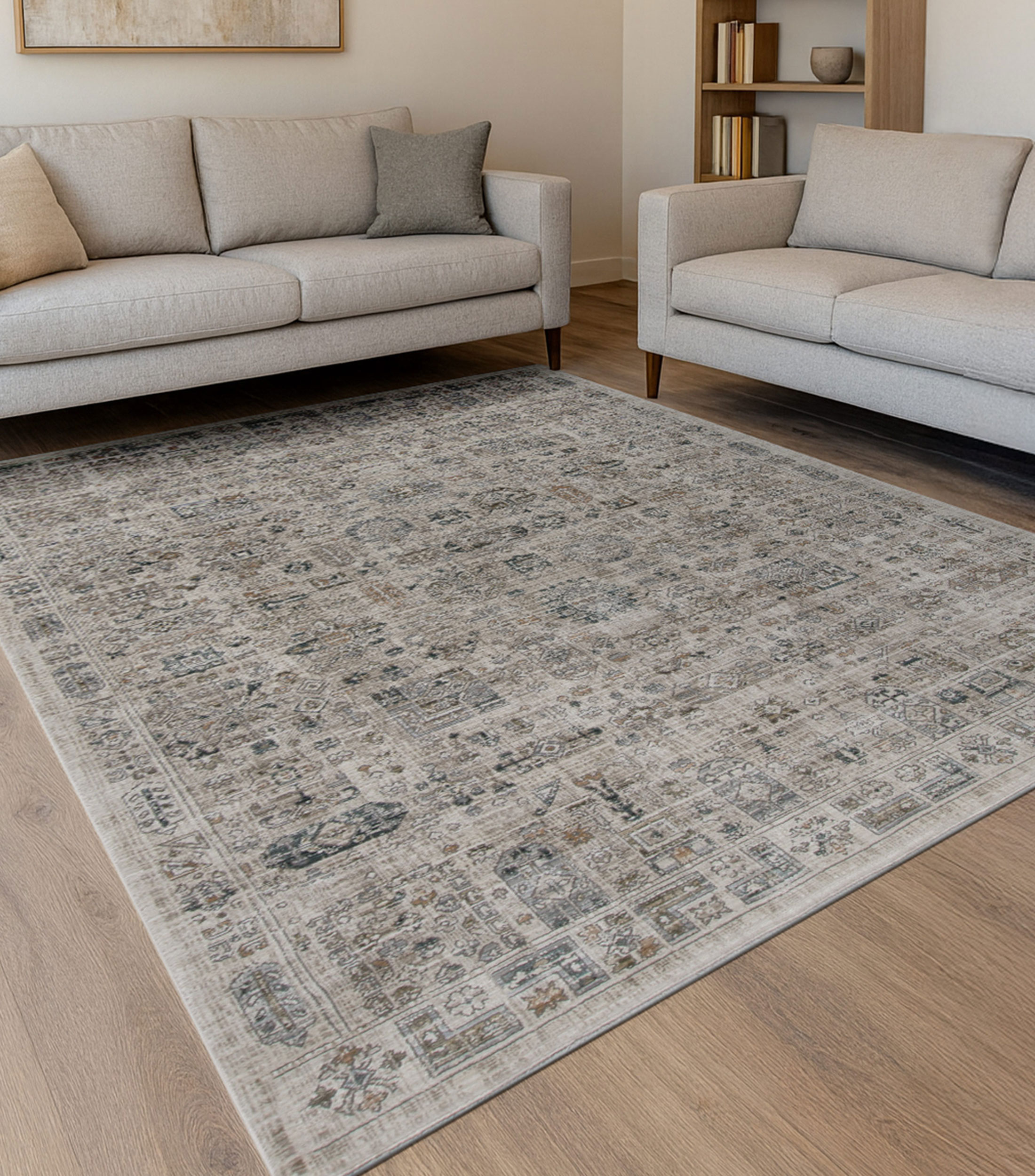 Tapete decorativo Radian en poliéster 230 x 160 cm